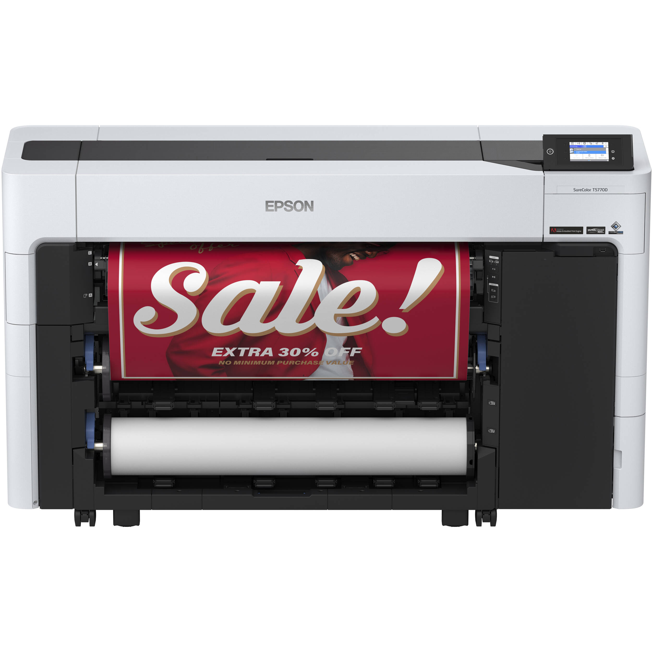 Epson SureColor T5770D 36-inch dual-roll wide-format printer with 6-color ink system — view 26