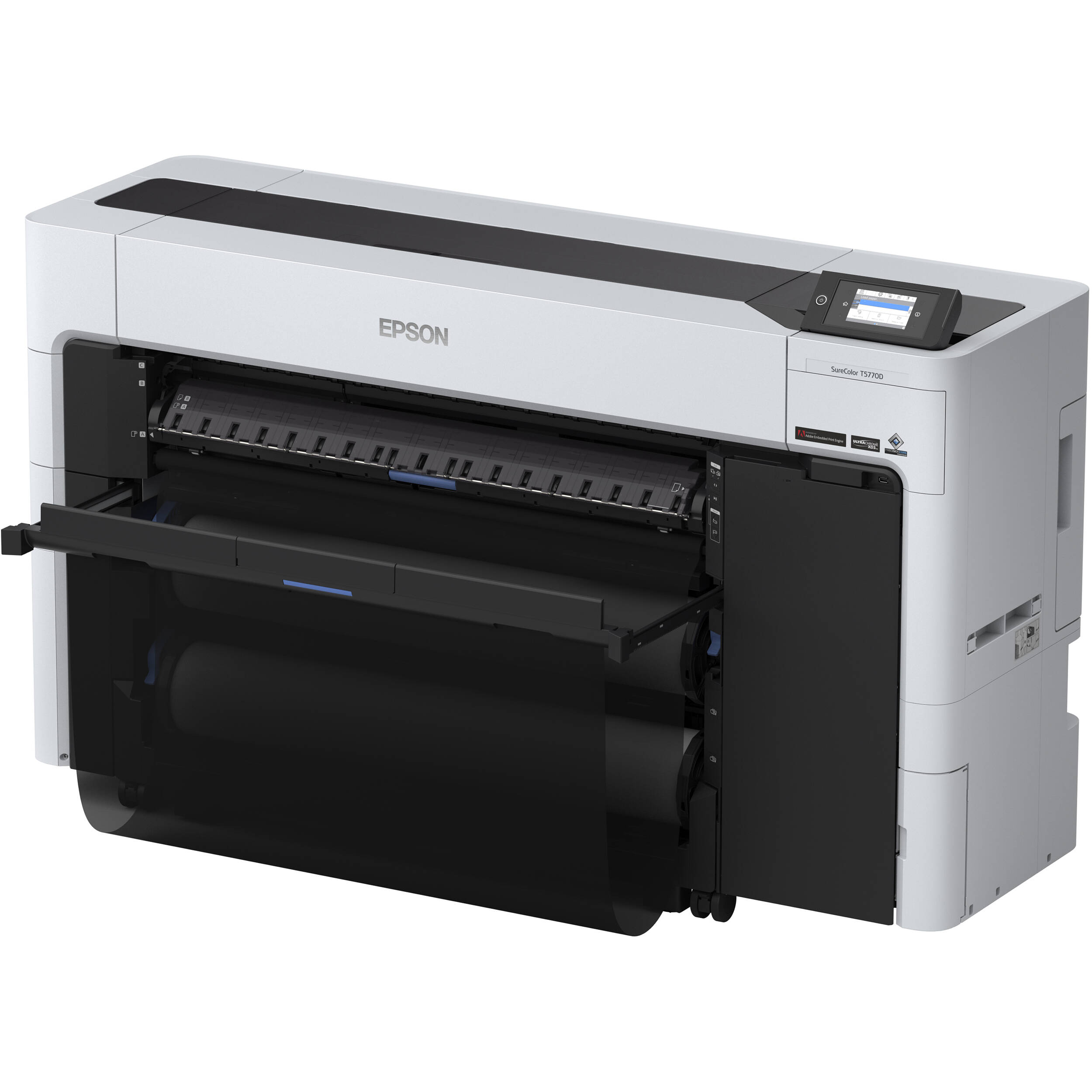 Epson SureColor T5770D 36-inch dual-roll wide-format printer with 6-color ink system — view 3