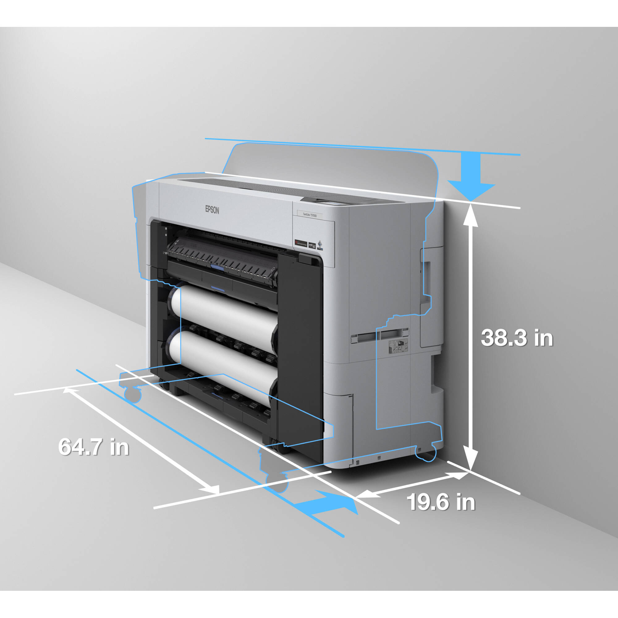 Epson SureColor T5770D 36-inch dual-roll wide-format printer with 6-color ink system — view 33