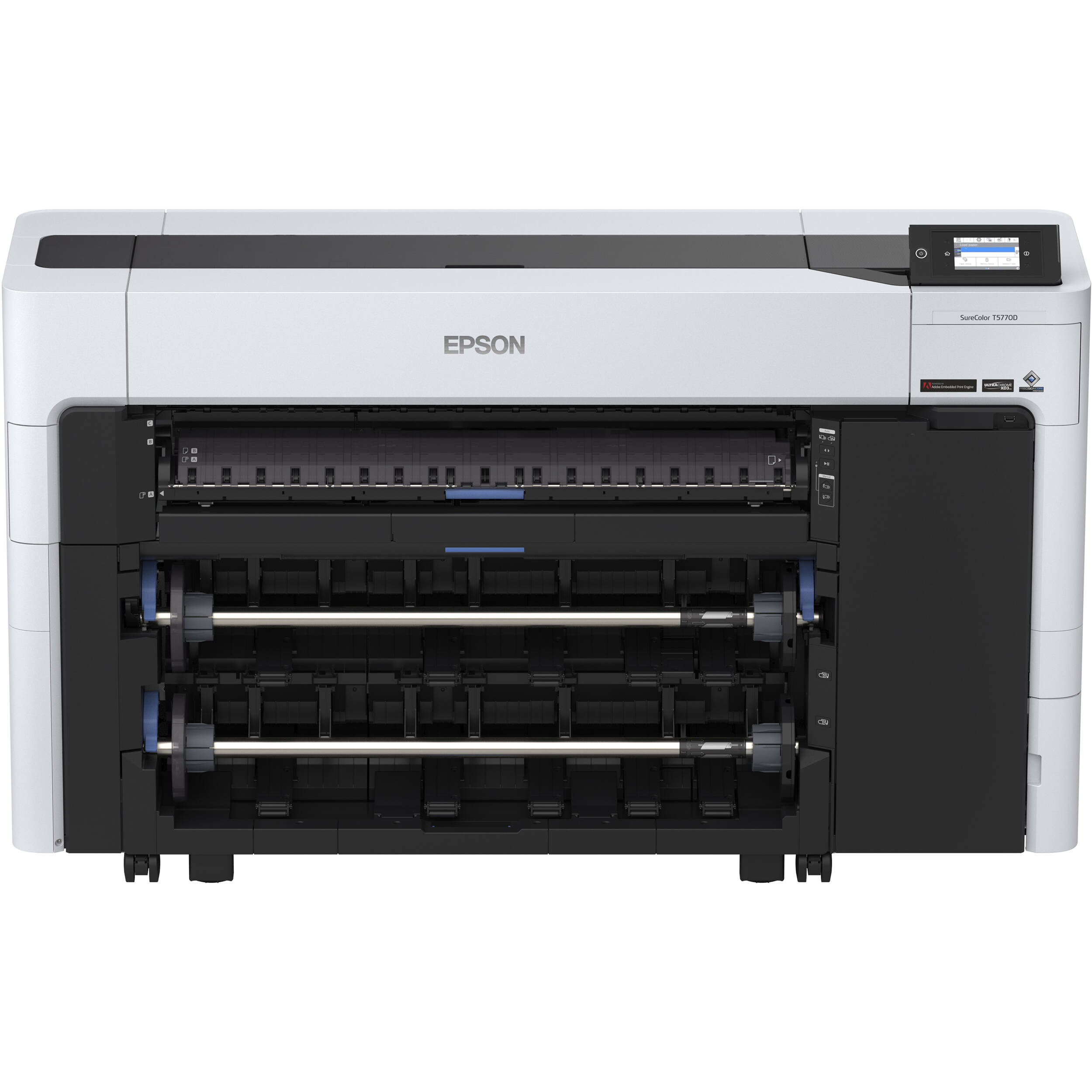 Epson SureColor T5770D 36-inch dual-roll wide-format printer with 6-color ink system — view 5