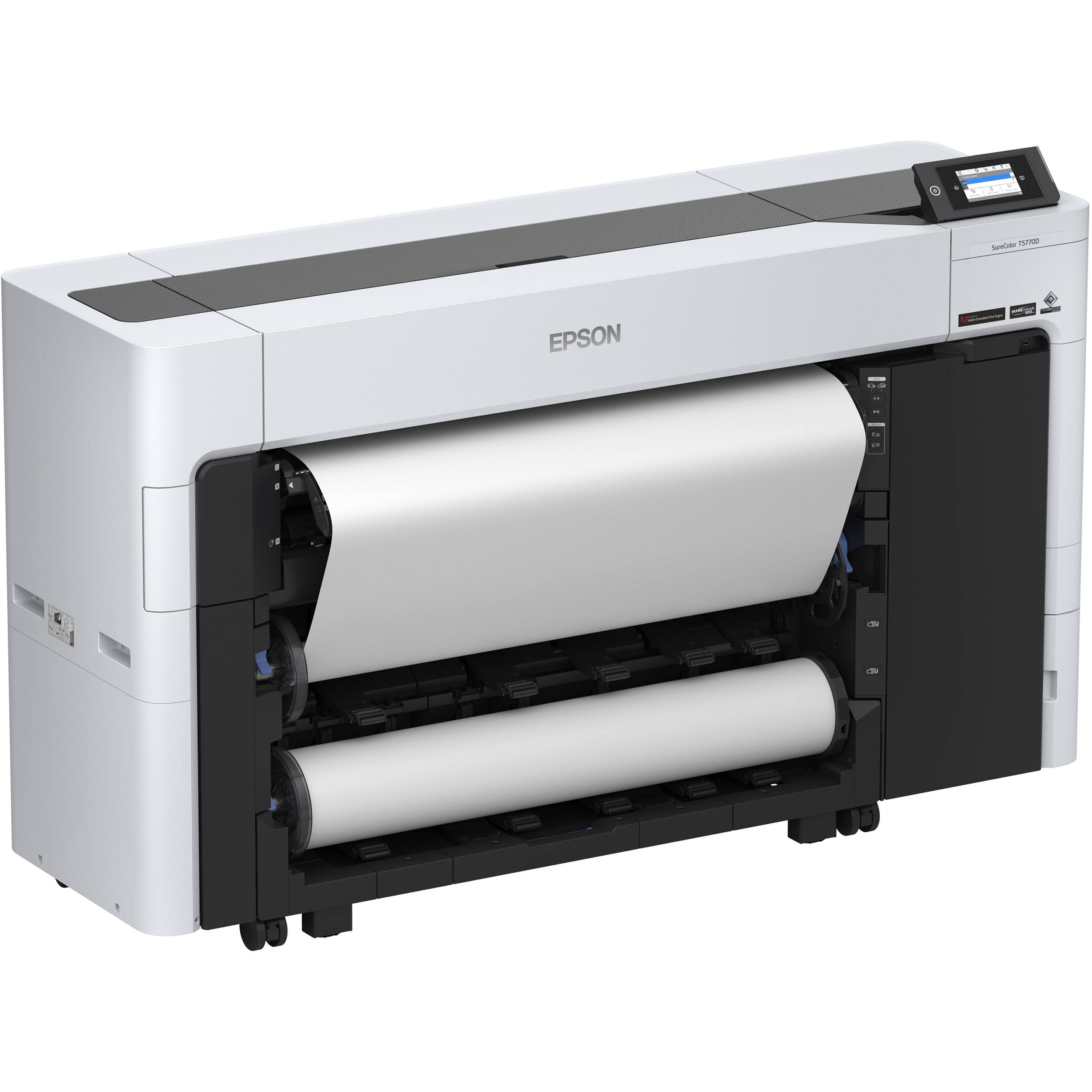 Epson SureColor T5770D 36-inch dual-roll wide-format printer with 6-color ink system — view 7