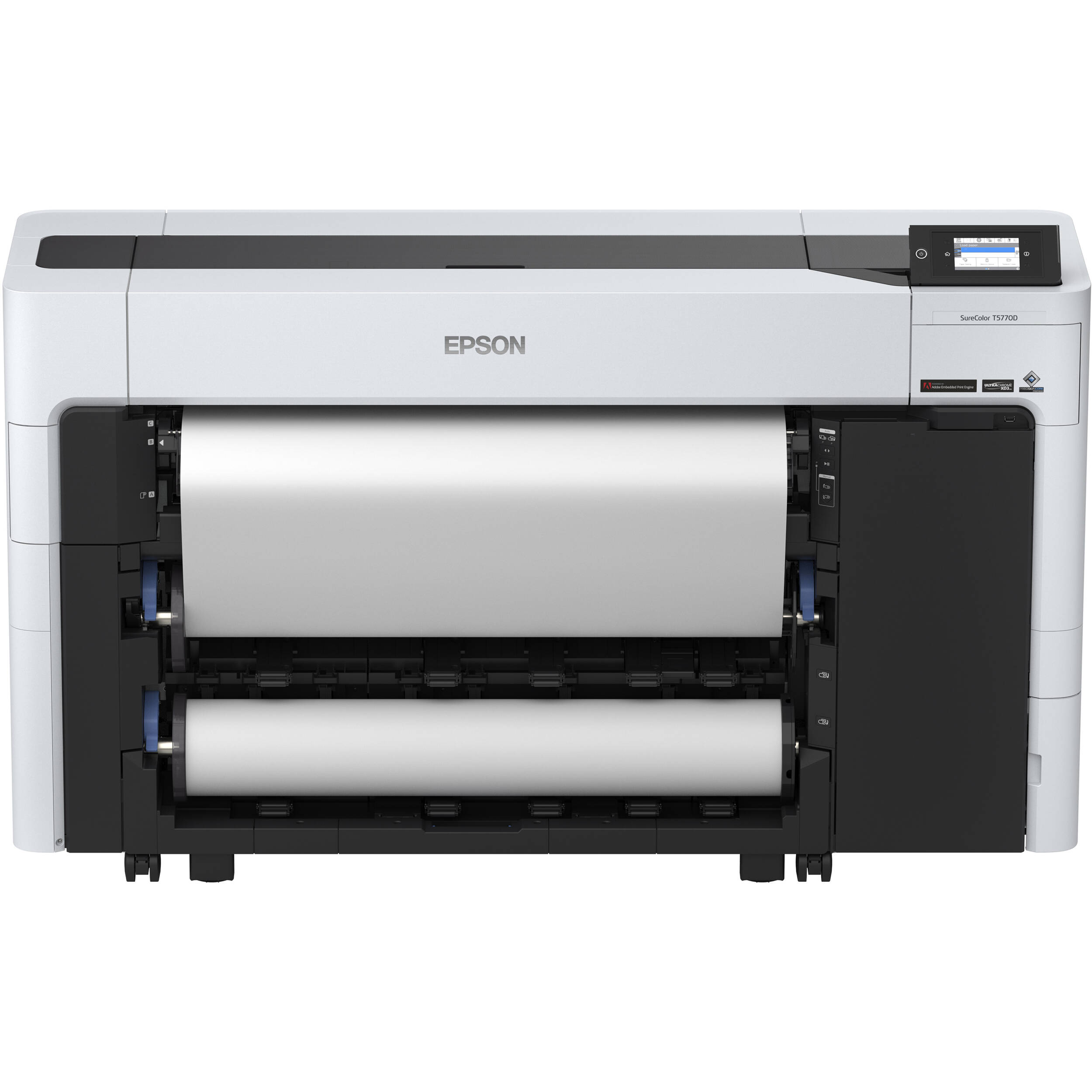 Epson SureColor T5770D 36-inch dual-roll wide-format printer with 6-color ink system — view 8