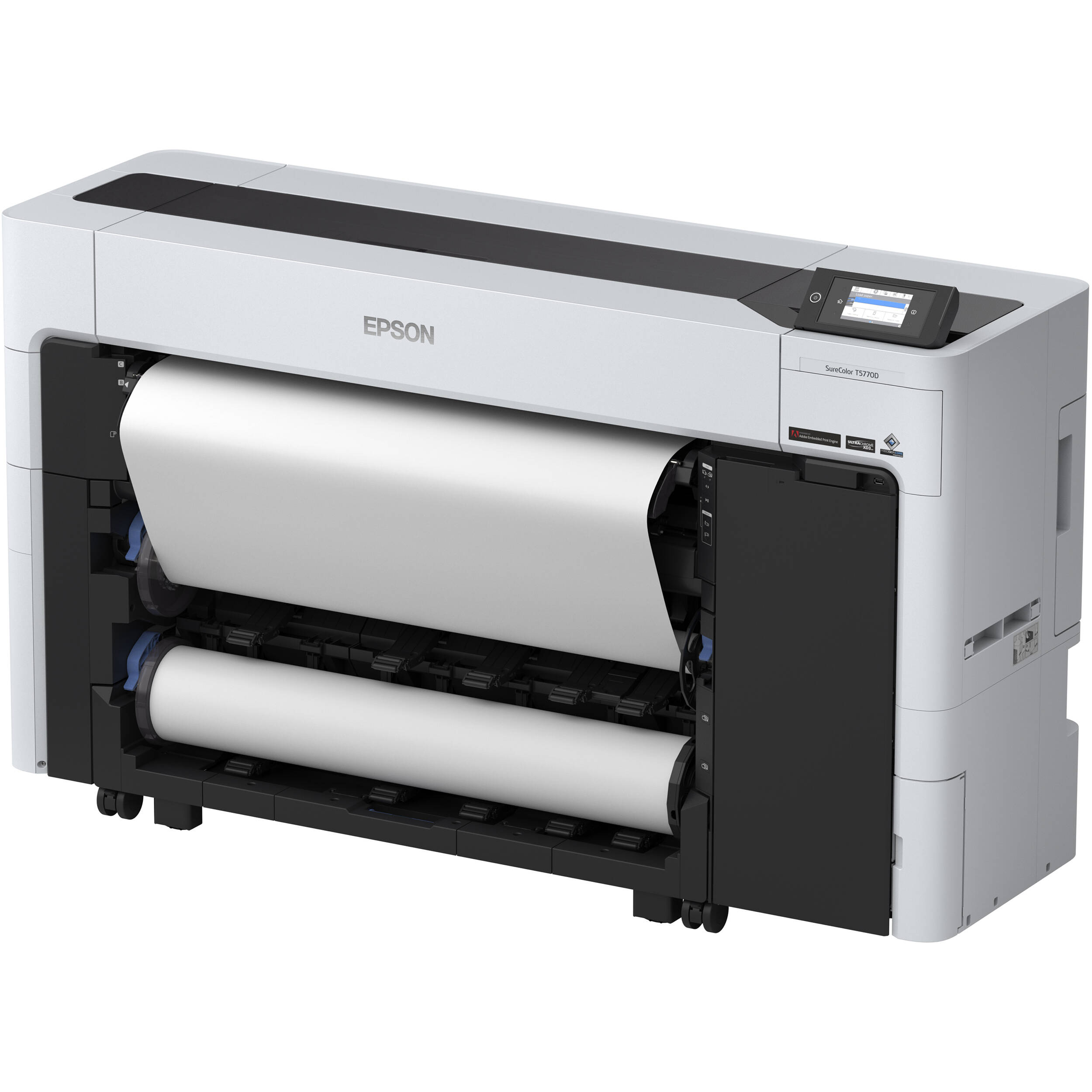 Epson SureColor T5770D 36-inch dual-roll wide-format printer with 6-color ink system — view 9