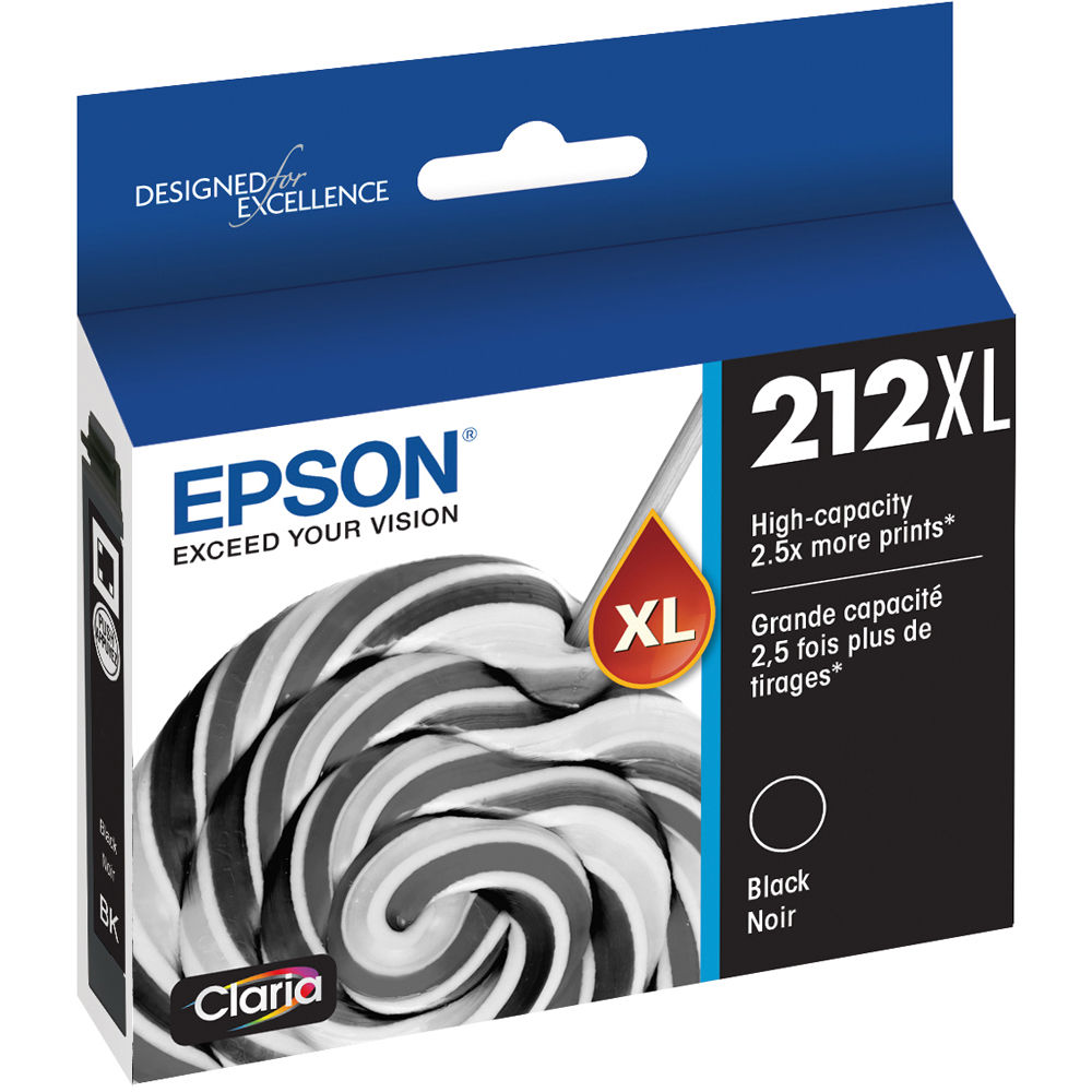 Epson T212 high capacity black ink cartridge T212XL120-S OEM supply — view 2