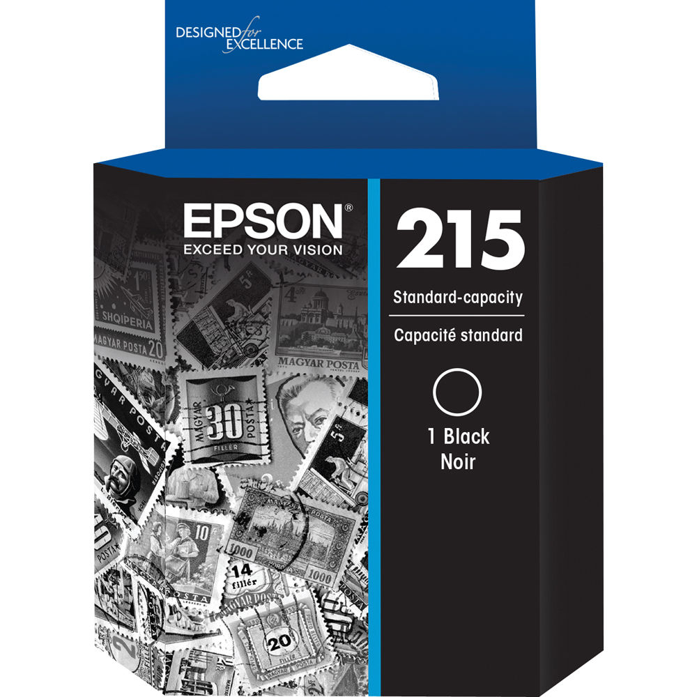 Epson 215 black ink cartridge for WorkForce 100 mobile printer — view 2