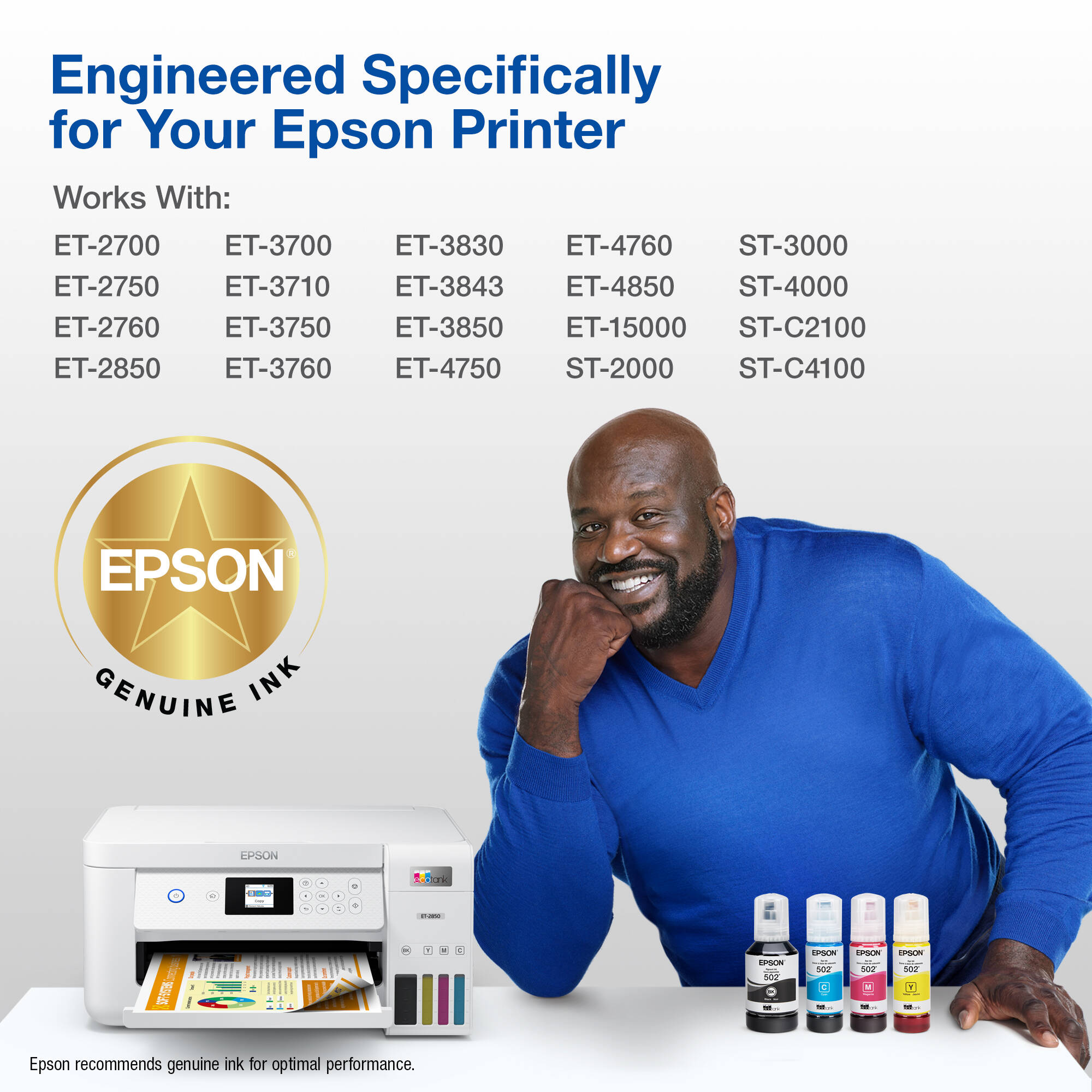 Epson EcoTank replacement black ink cartridge T502120-S for office document printing — view 3