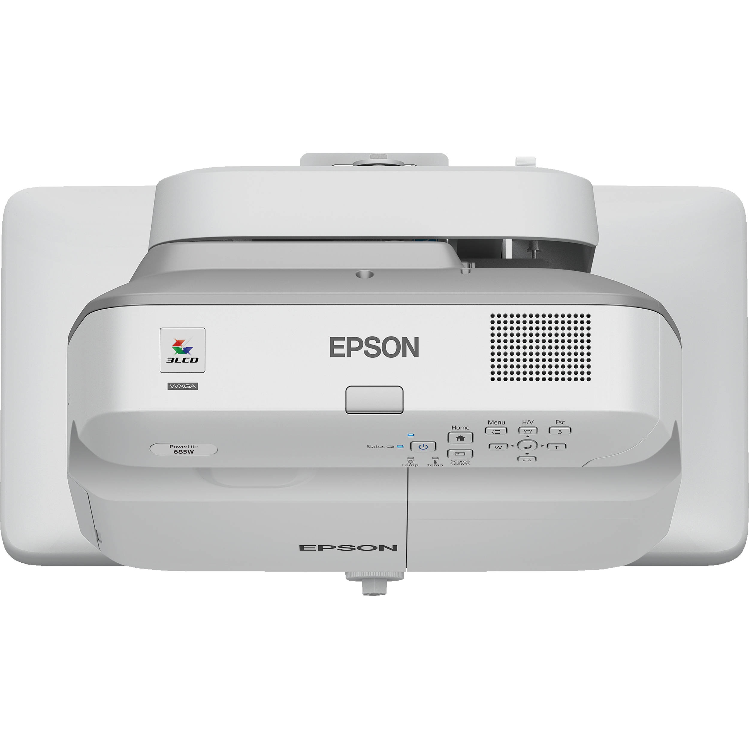 Epson PowerLite 685W short-throw projector for classrooms with 3,500 lumens and WXGA resolution — view 2
