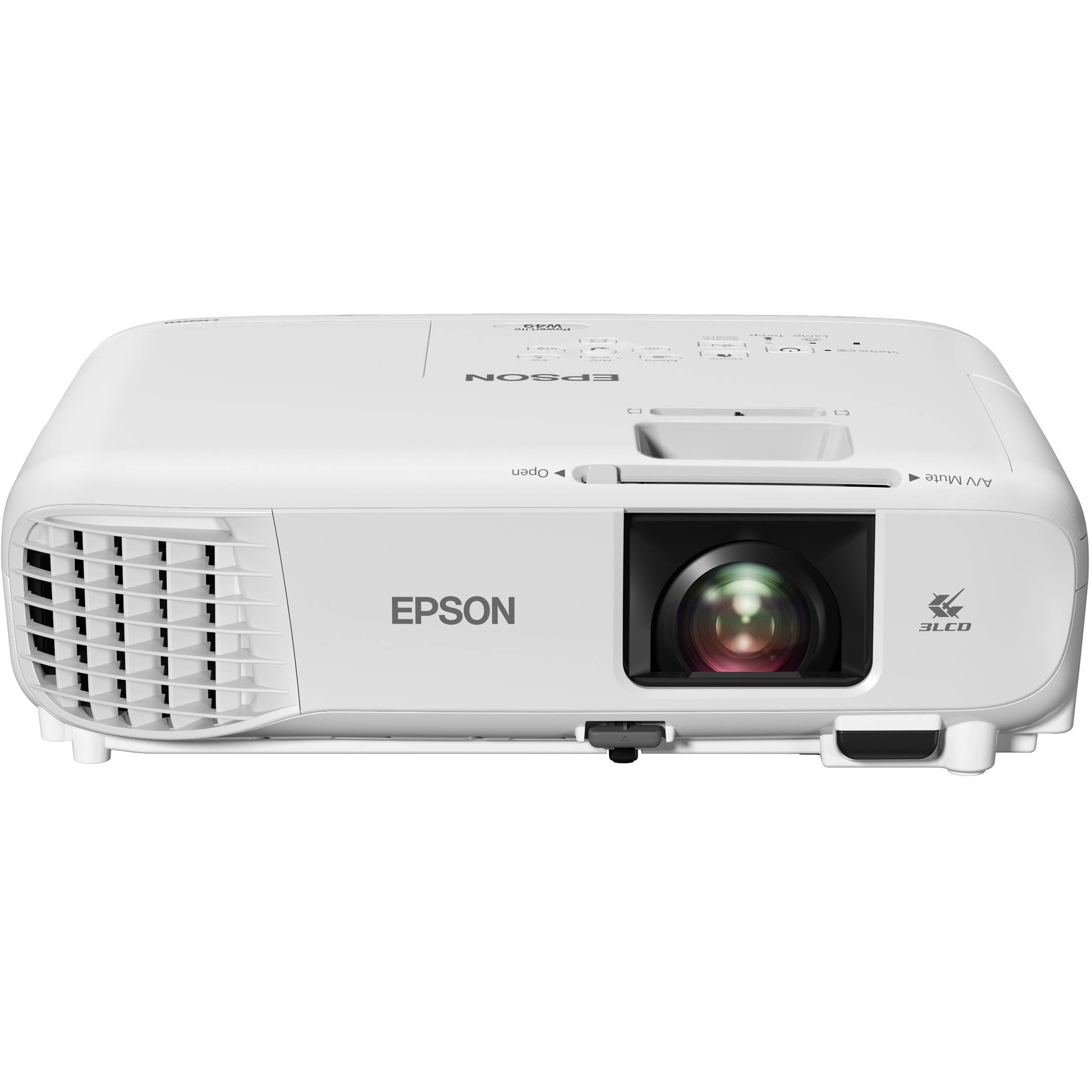 Epson PowerLite W49 business projector with 3,800 lumens and WXGA resolution — view 4