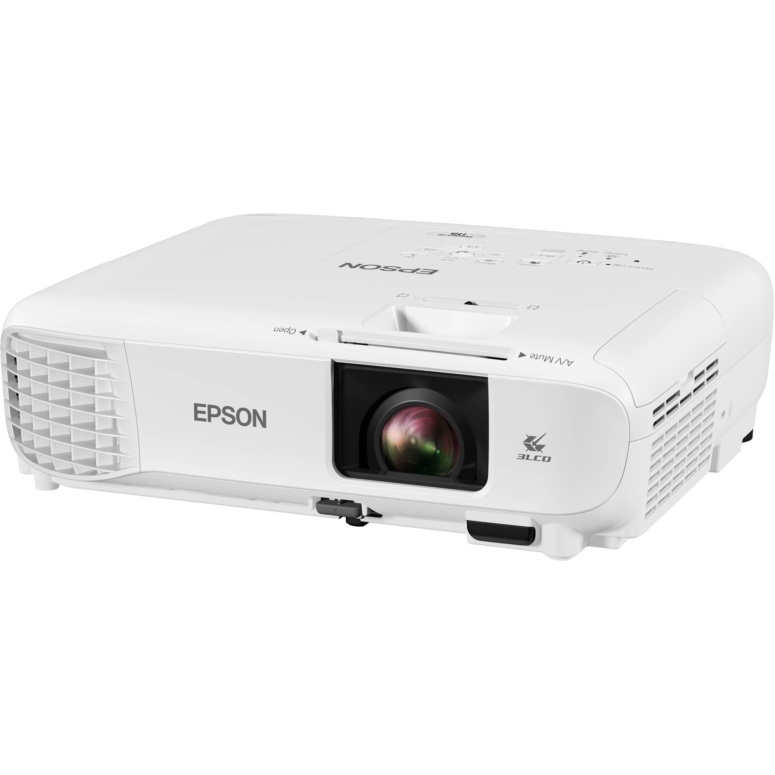 Epson PowerLite 118 business projector with 3,800 lumens and XGA resolution — view 3