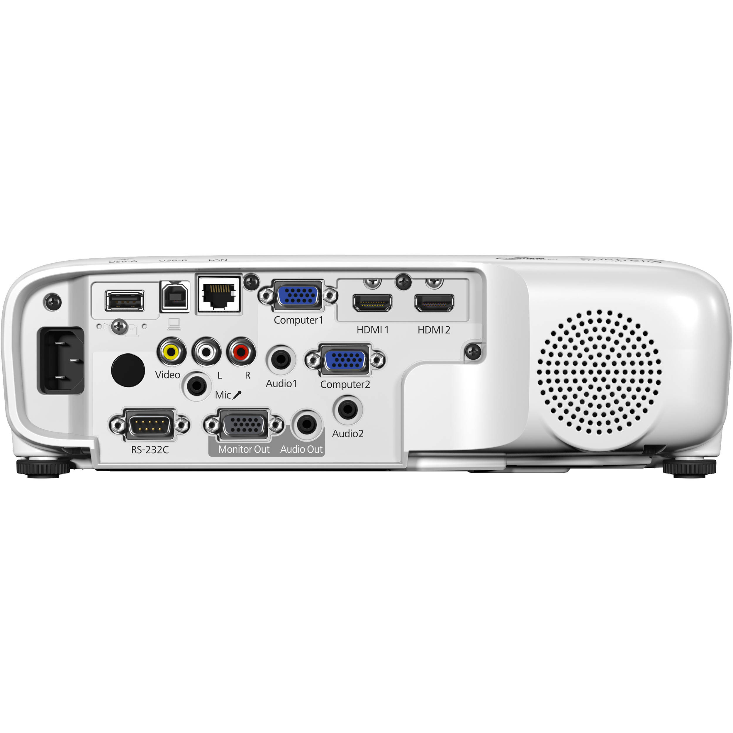 Epson PowerLite 118 business projector with 3,800 lumens and XGA resolution — view 5