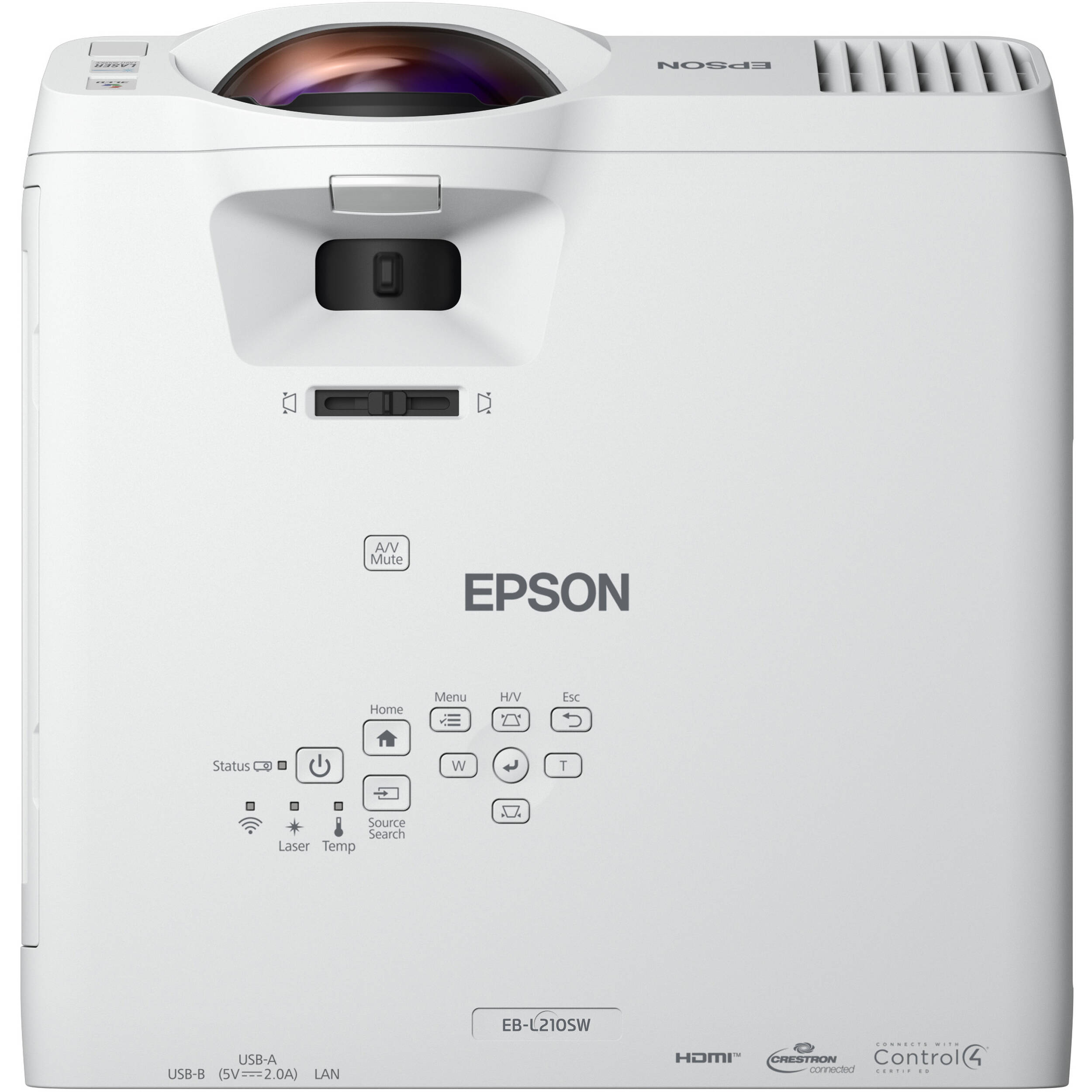 Epson PowerLite L210SW short-throw laser projector for classrooms and collaboration rooms — view 5