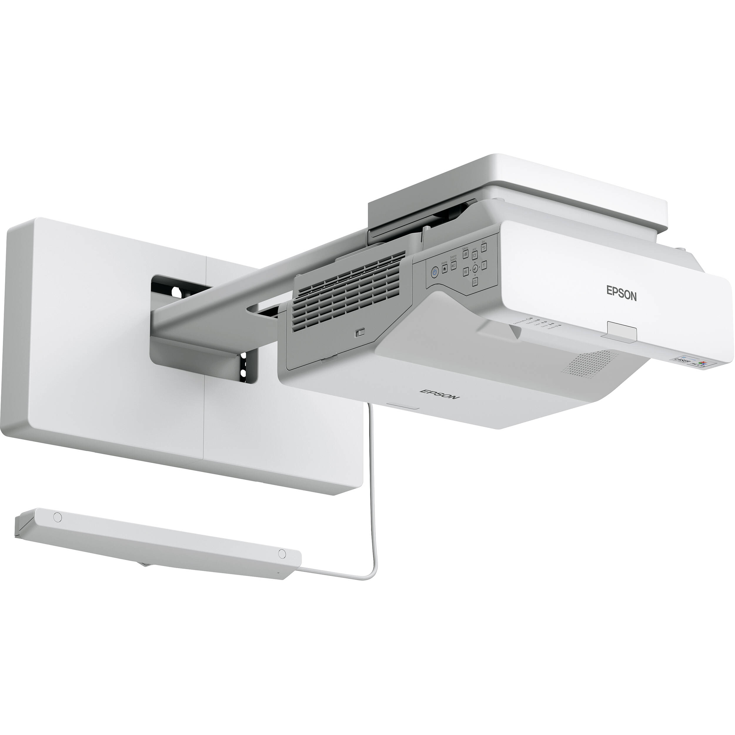 Epson BrightLink 760Wi interactive laser projector for classrooms, white chassis — view 4