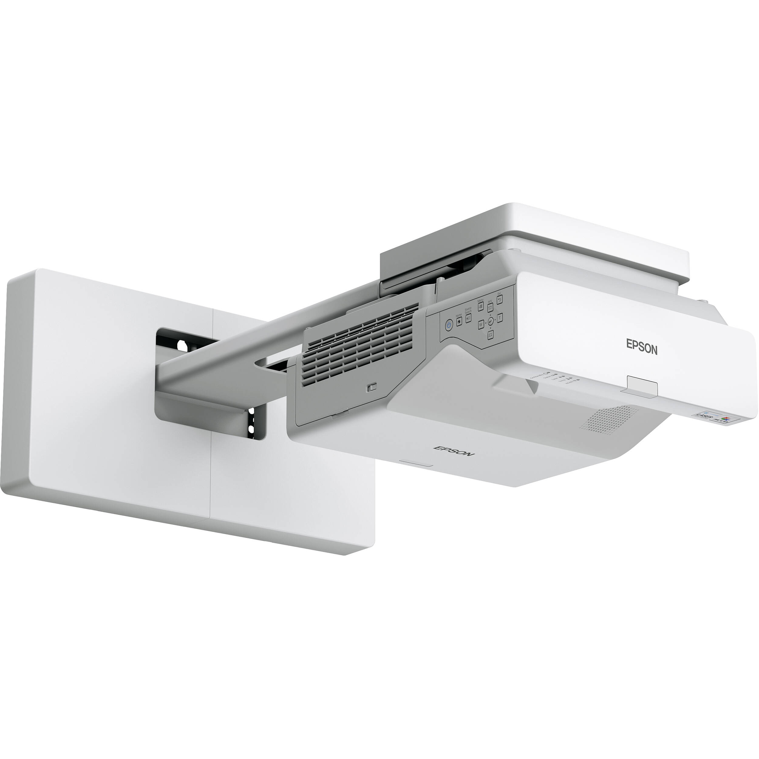 Epson PowerLite 760W ultra short-throw laser projector in white with 4,100 lumens and WXGA resolution — view 7