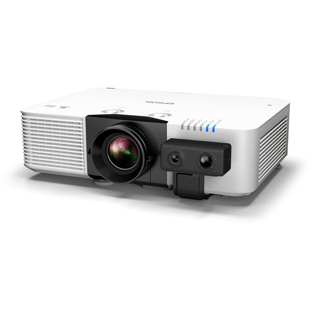 Epson PowerLite L690E white laser projector with 6,500 lumens, 4KE, and lens shift — view 4