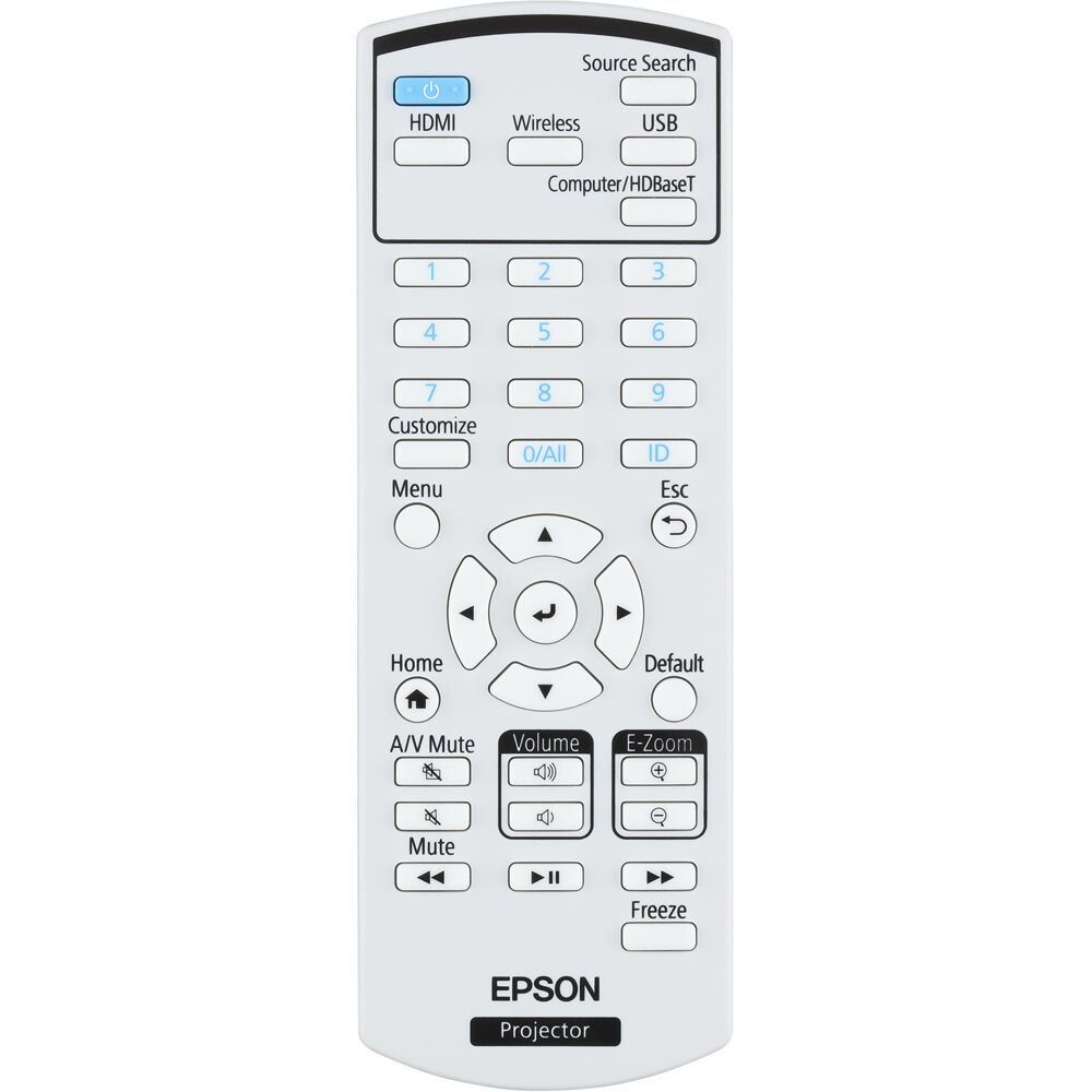 Epson PowerLite 1290 business projector in black with 4,100 lumens and 1080p resolution — view 5