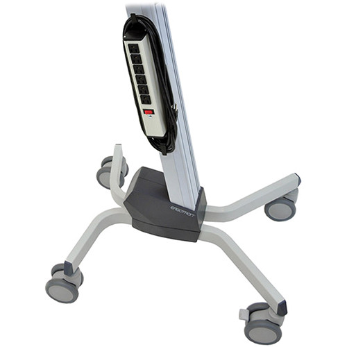 Ergotron NEO FLEX II LCD medical cart with pivoting display support for mobile clinical workflows — view 2