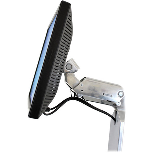 Ergotron NEO FLEX II LCD medical cart with pivoting display support for mobile clinical workflows — view 3