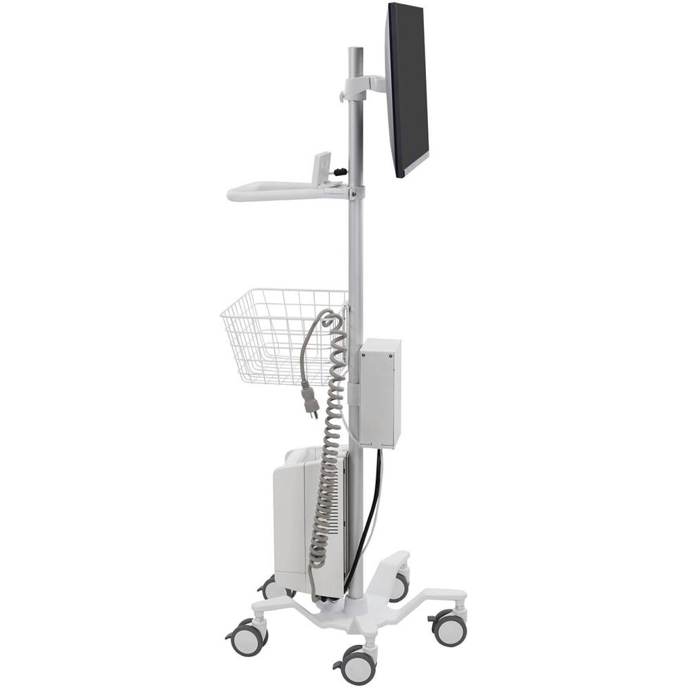 Ergotron STYLEVIEW POLE CART mobile office workspace cart — view 2