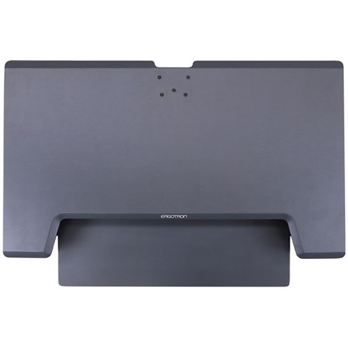 Black Ergotron WORKFIT-TL standing desk converter for office sit-to-stand workstations — view 2