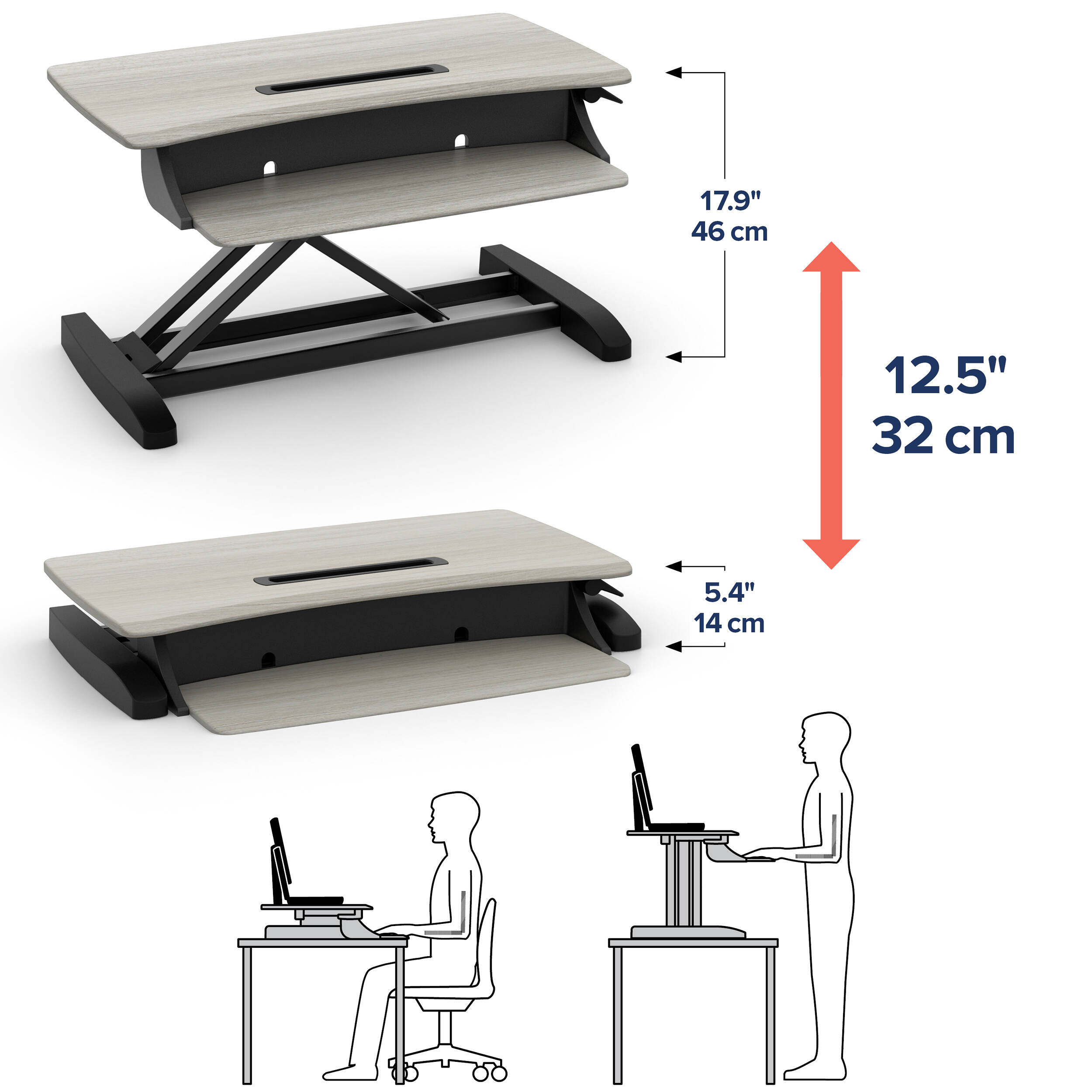 Ergotron WorkFit-Z Mini sit-stand desktop PGW for compact ergonomic workstation use — view 4
