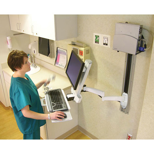 ERGOTRON STOCK 200 SERIES COMBO ARM WHITE — view 6