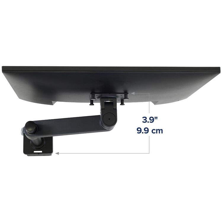 Ergotron NX Monitor Arm Black for single monitor desk mounting — view 7