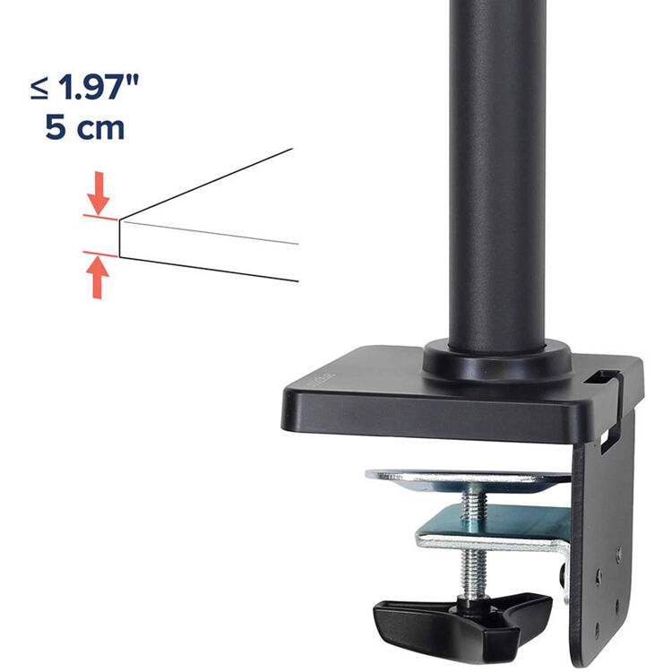 Ergotron NX Monitor Arm Black for single monitor desk mounting — view 8