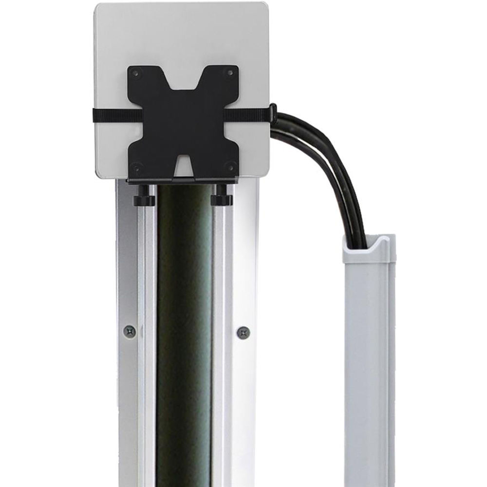 Ergotron thin client CPU holder in black textured finish for workstation mounting — view 5