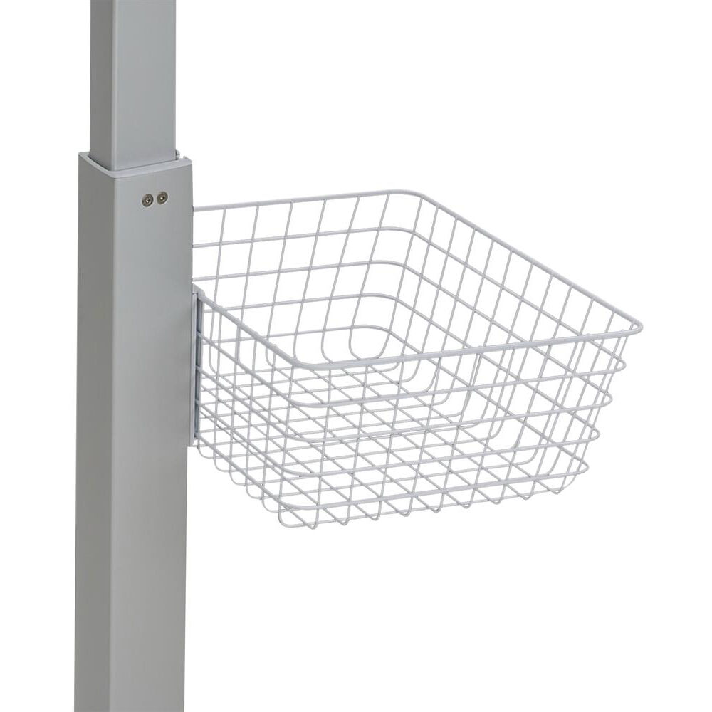 Ergotron patient table basket, 17 x 13 x 6 in, BWT finish — view 2