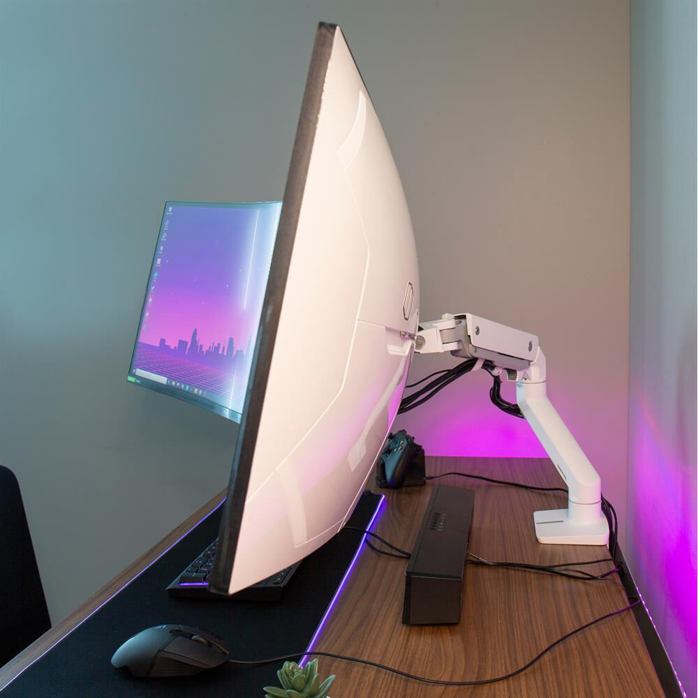 Ergotron HX Heavy-Duty Tilt Pivot in BWT finish for stable large-display tilt mounting — view 5
