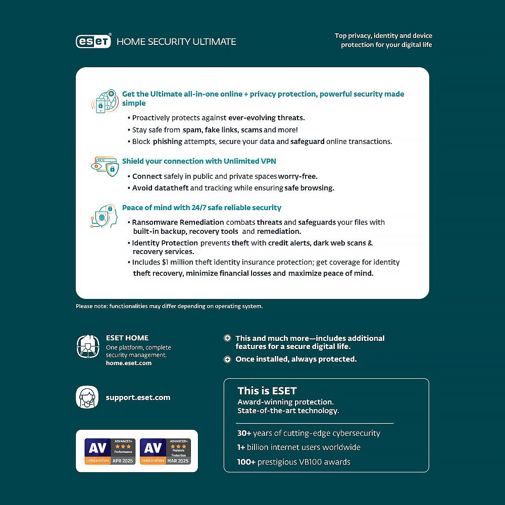 ESET Home Security Ultimate 1 year 10 devices ESD digital license — view 2
