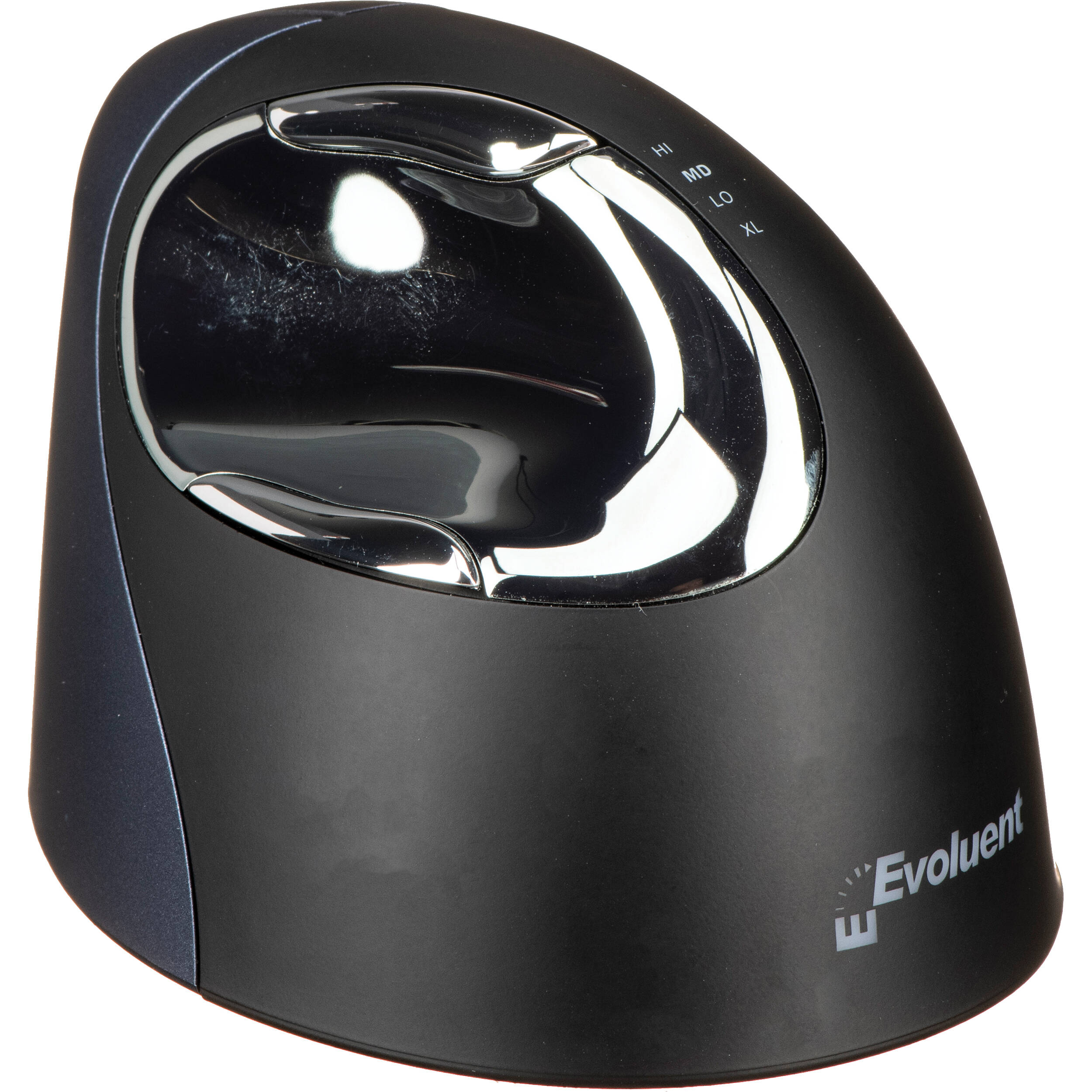 Evoluent VerticalMouse 4 right-handed wireless ergonomic mouse with 6 buttons and scroll wheel — view 2