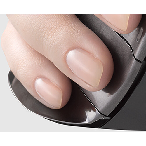 Evoluent Vertical Mouse D right large wired ergonomic mouse with grooved buttons — view 5