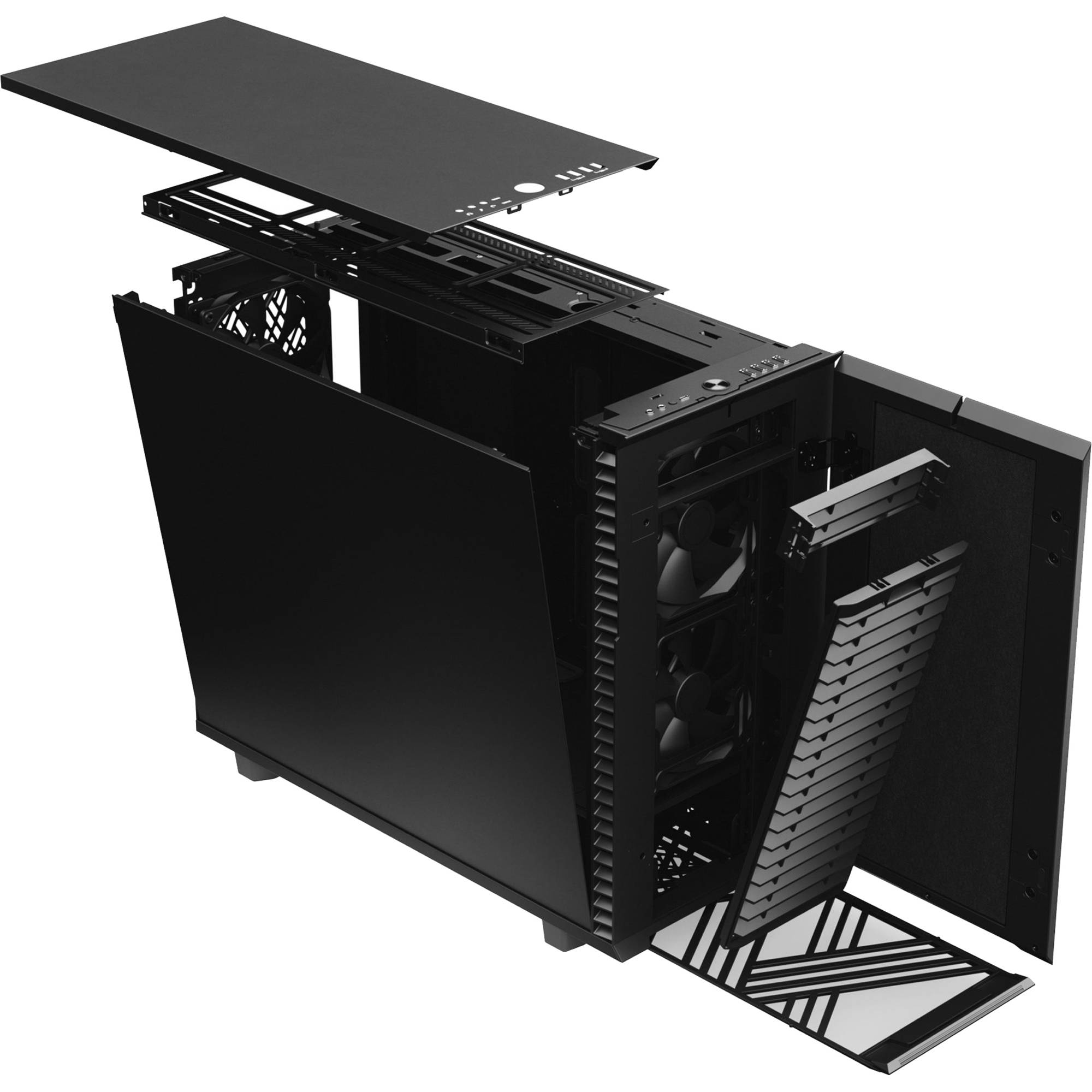 Fractal Design Define 7 Black Solid mid-tower PC case with solid side panel — view 20