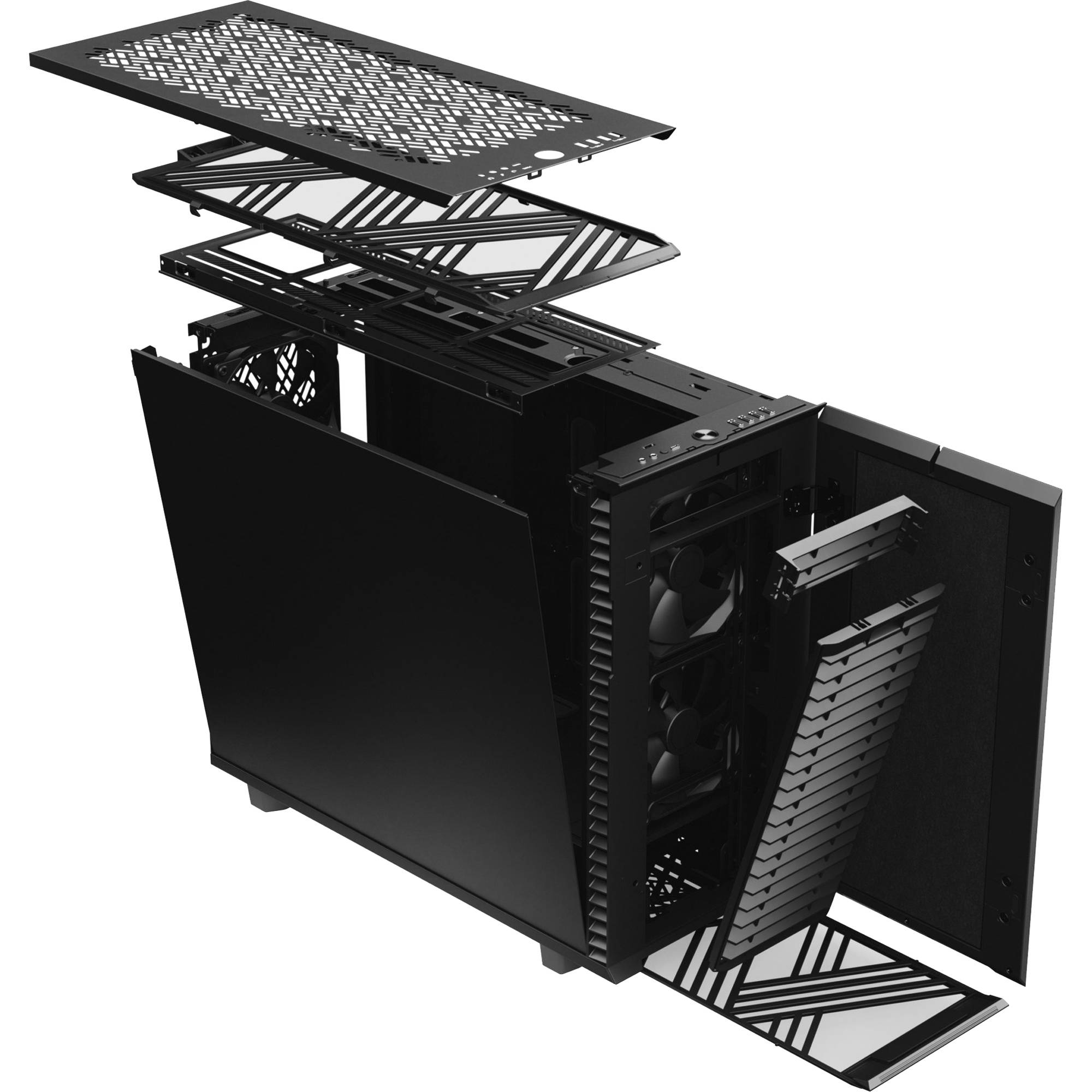 Fractal Design Define 7 Black Solid mid-tower PC case with solid side panel — view 21