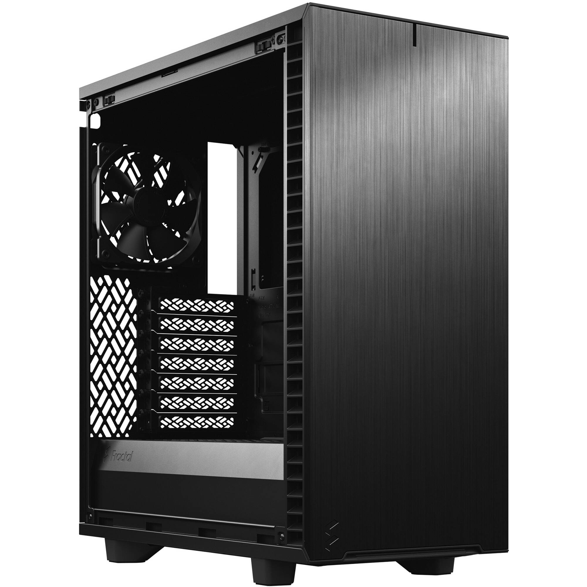 Fractal Design Define 7 Compact Black Solid PC case with solid side panel and compact black chassis — view 17