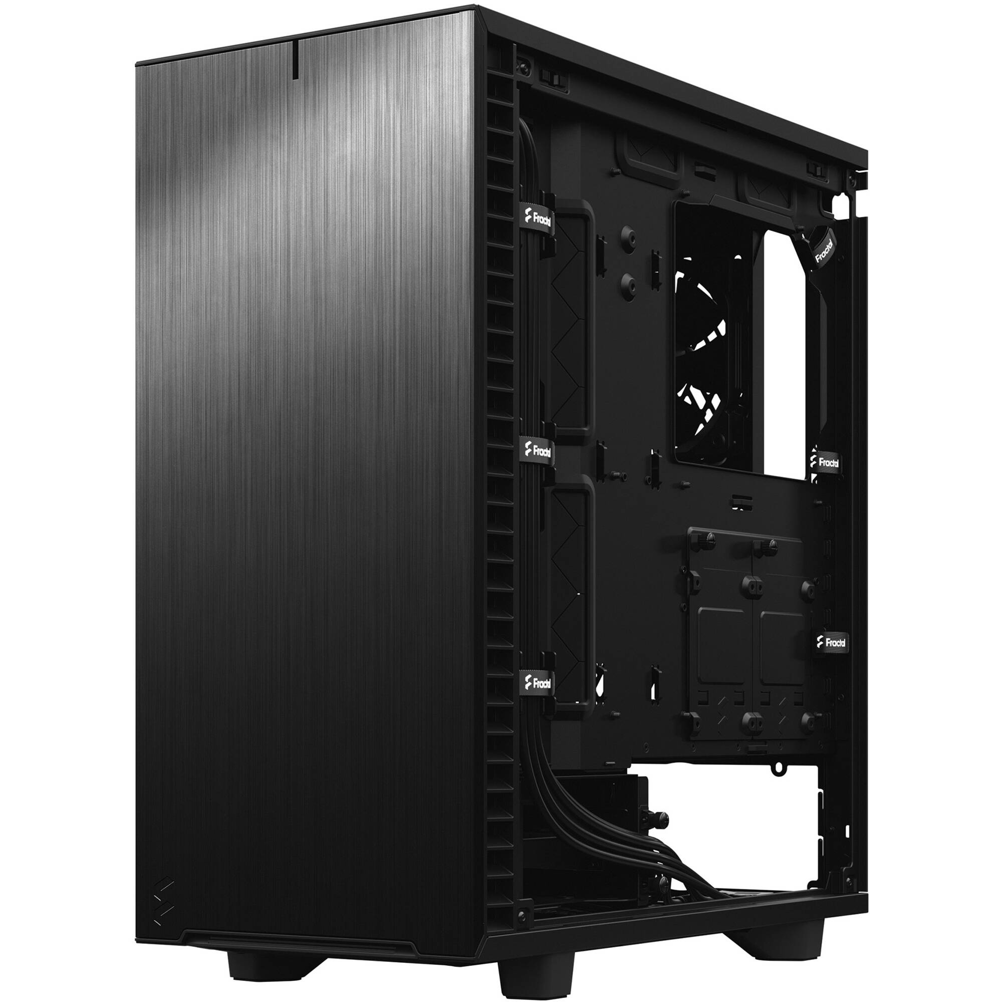 Fractal Design Define 7 Compact Black Solid PC case with solid side panel and compact black chassis — view 18