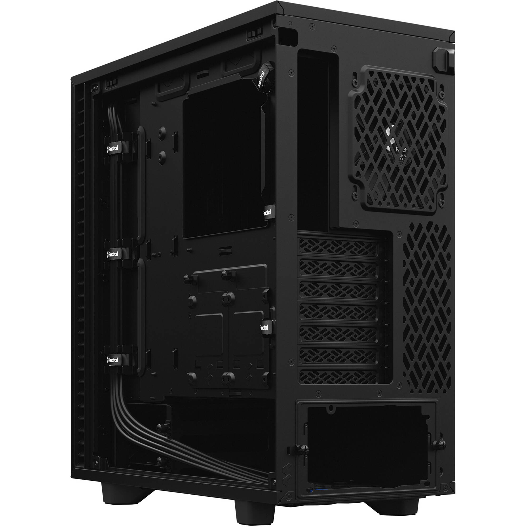 Fractal Design Define 7 Compact Black Solid PC case with solid side panel and compact black chassis — view 19