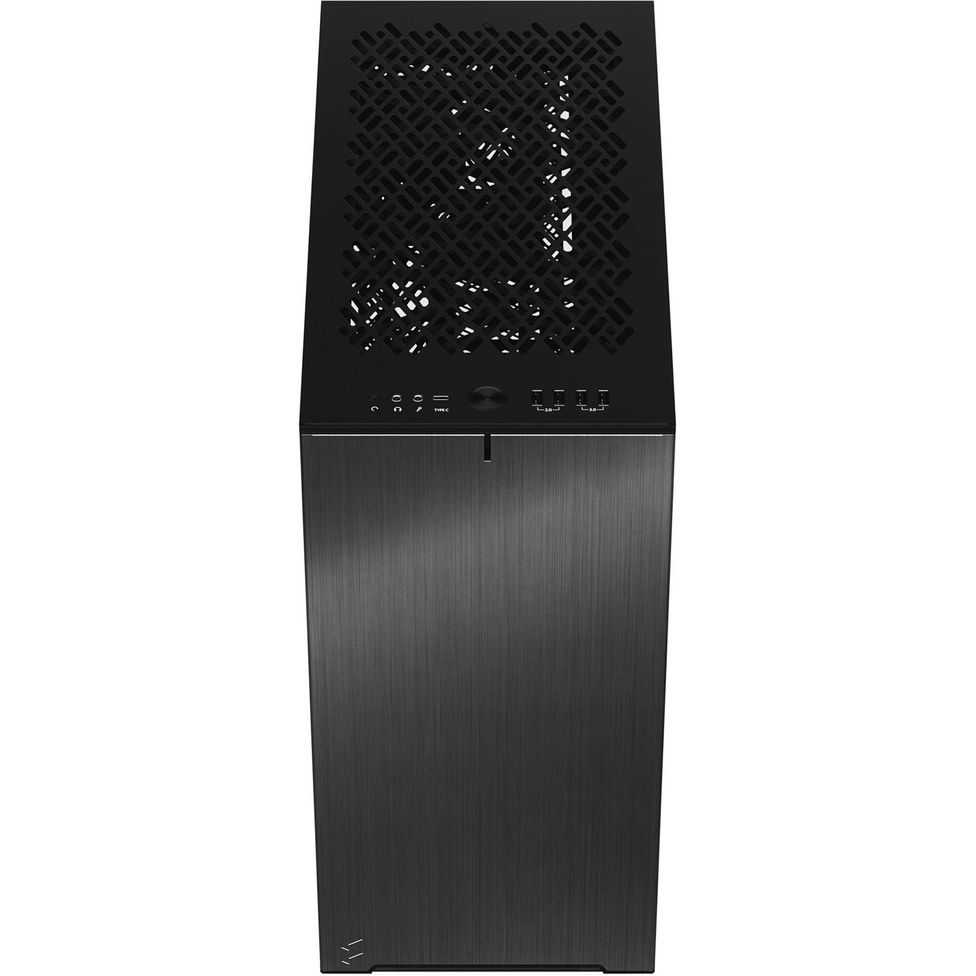 Fractal Design Define 7 Compact Black Solid PC case with solid side panel and compact black chassis — view 4