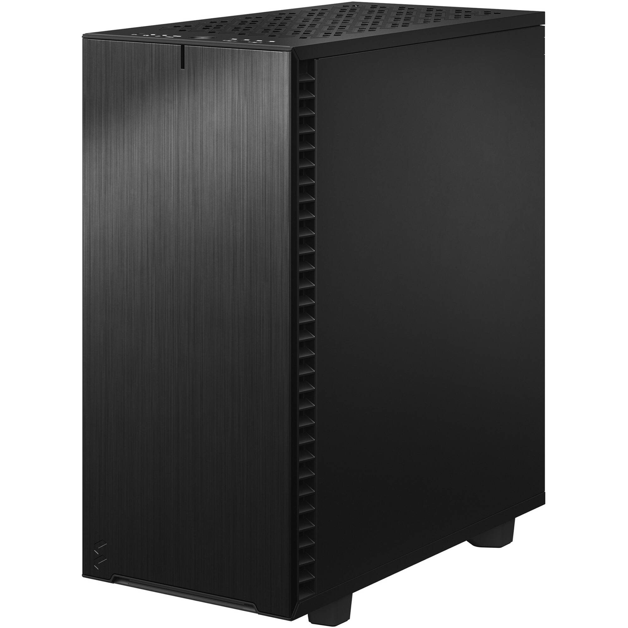 Fractal Design Define 7 Compact Black Solid PC case with solid side panel and compact black chassis — view 7
