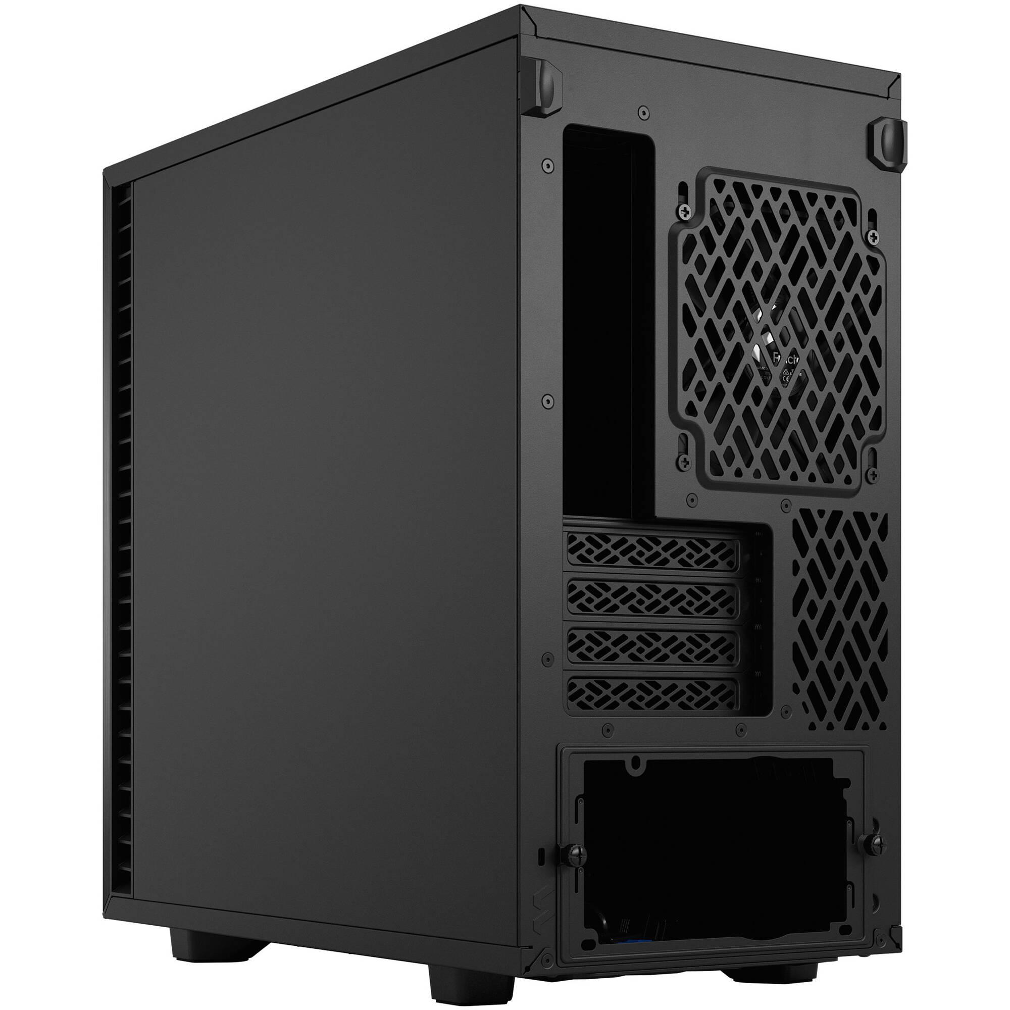 Fractal Design Define 7 Mini Black Solid compact Mini Tower PC case with solid black side panel — view 10