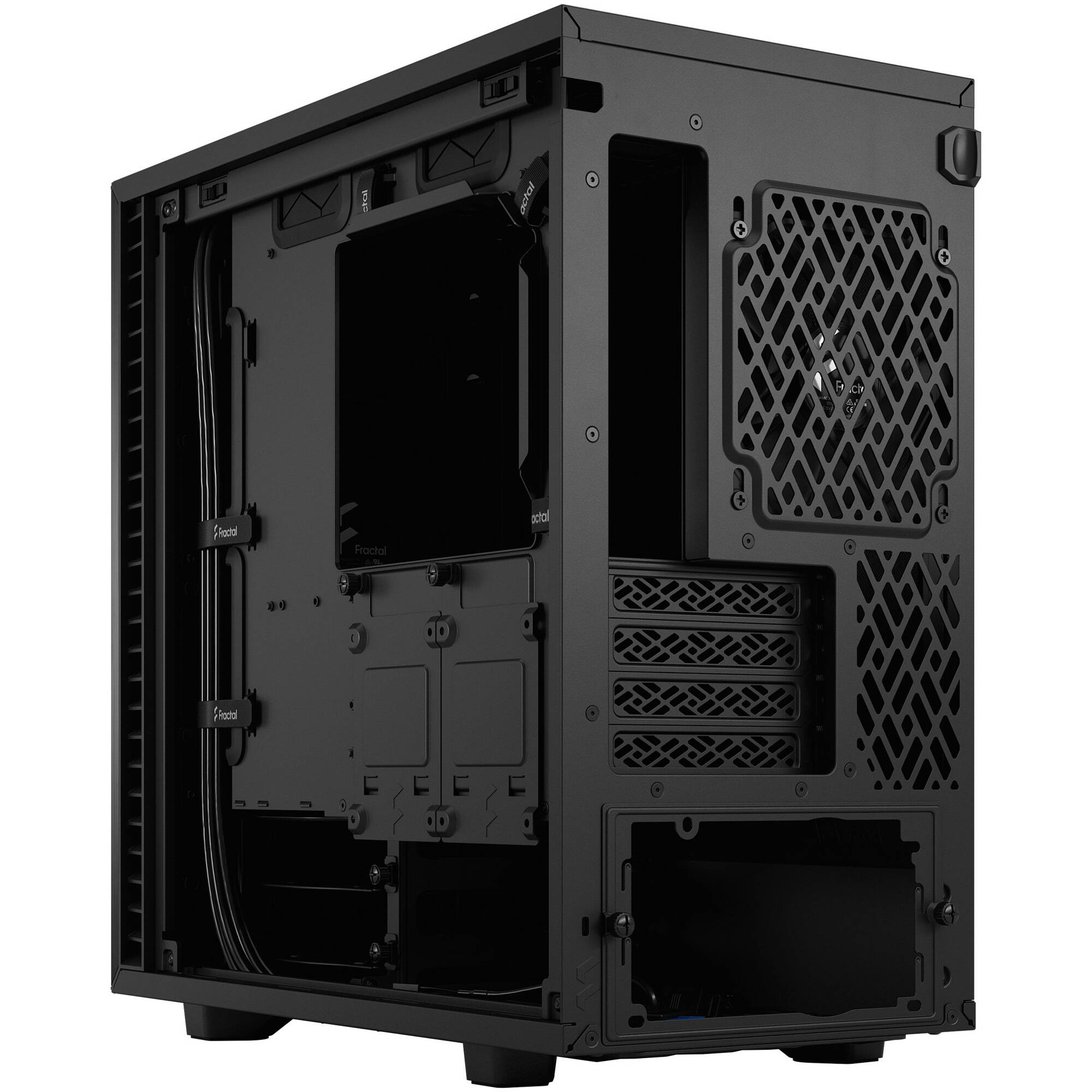 Fractal Design Define 7 Mini Black Solid compact Mini Tower PC case with solid black side panel — view 11