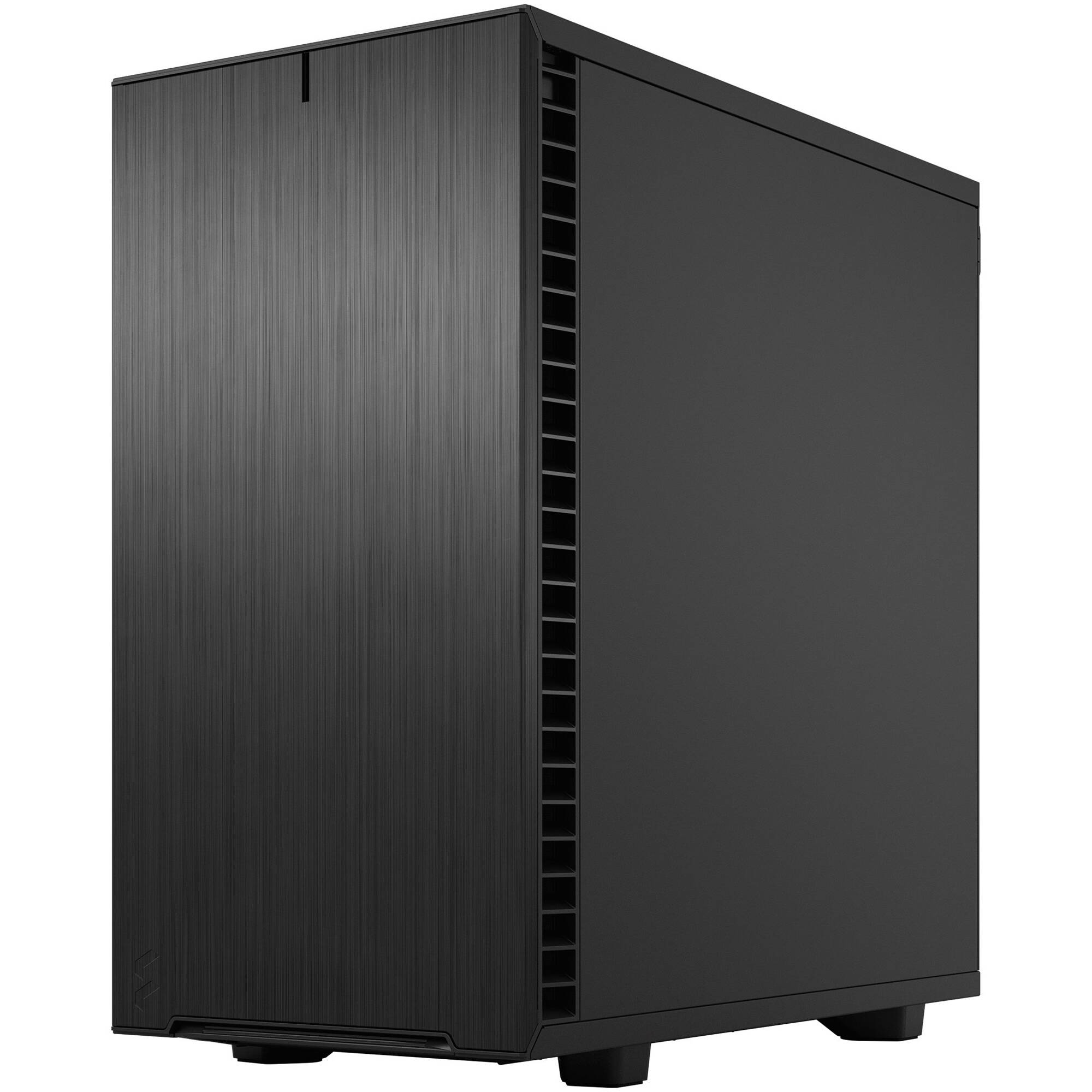 Fractal Design Define 7 Mini Black Solid compact Mini Tower PC case with solid black side panel — view 3