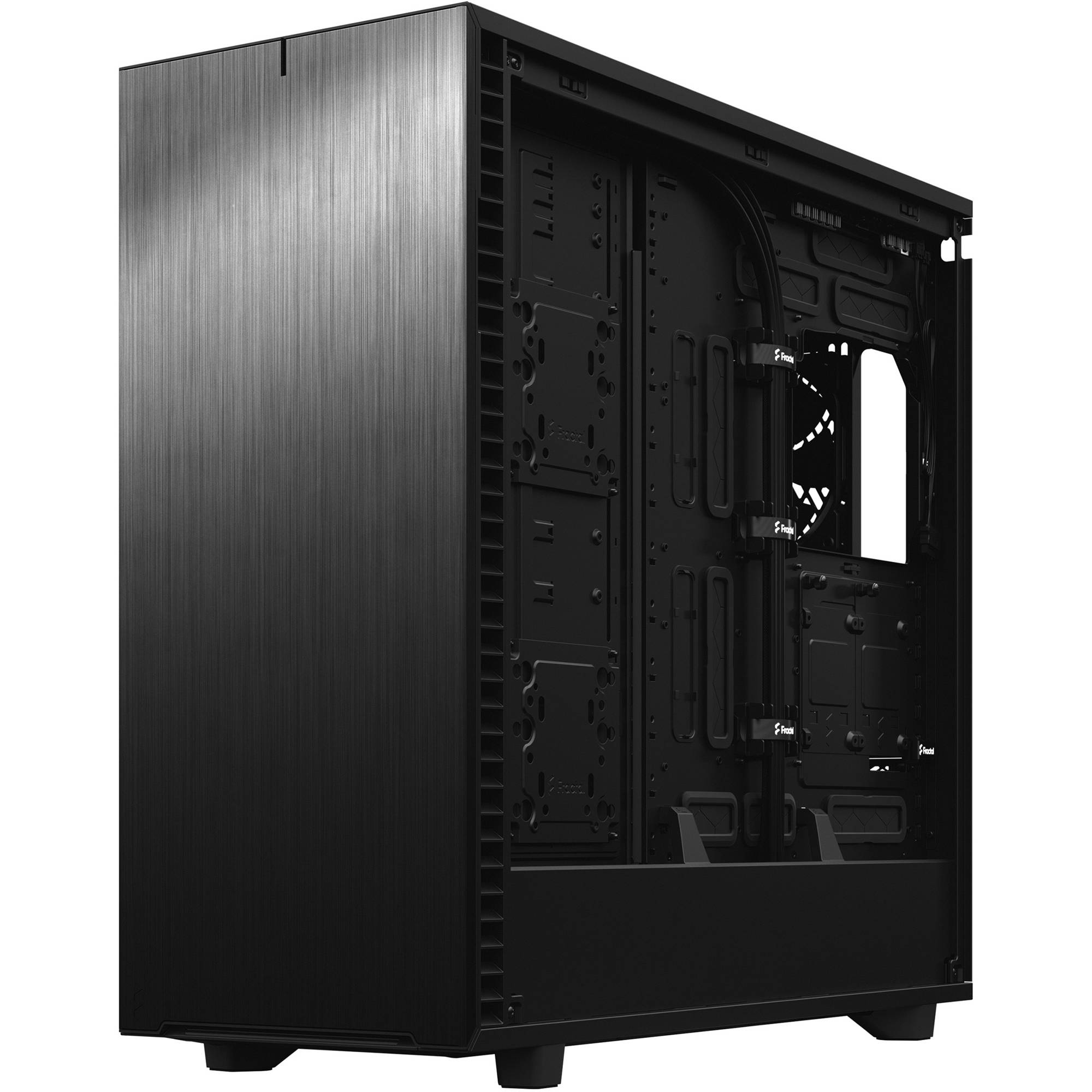 Fractal Design Define 7 XL Black Solid full tower PC case with solid black side panel — view 12