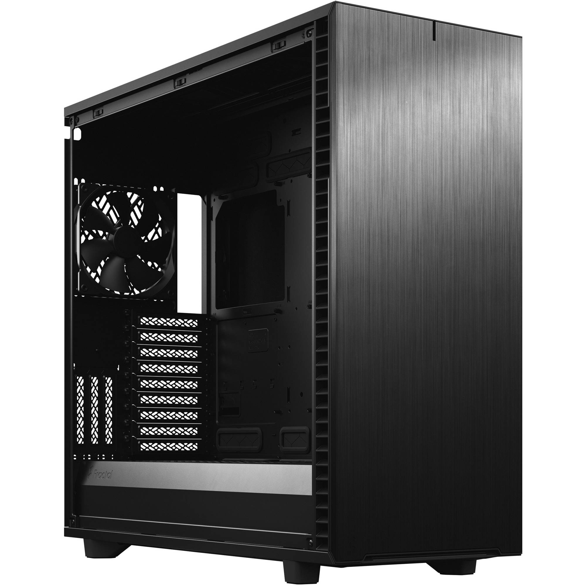 Fractal Design Define 7 XL Black Solid full tower PC case with solid black side panel — view 13