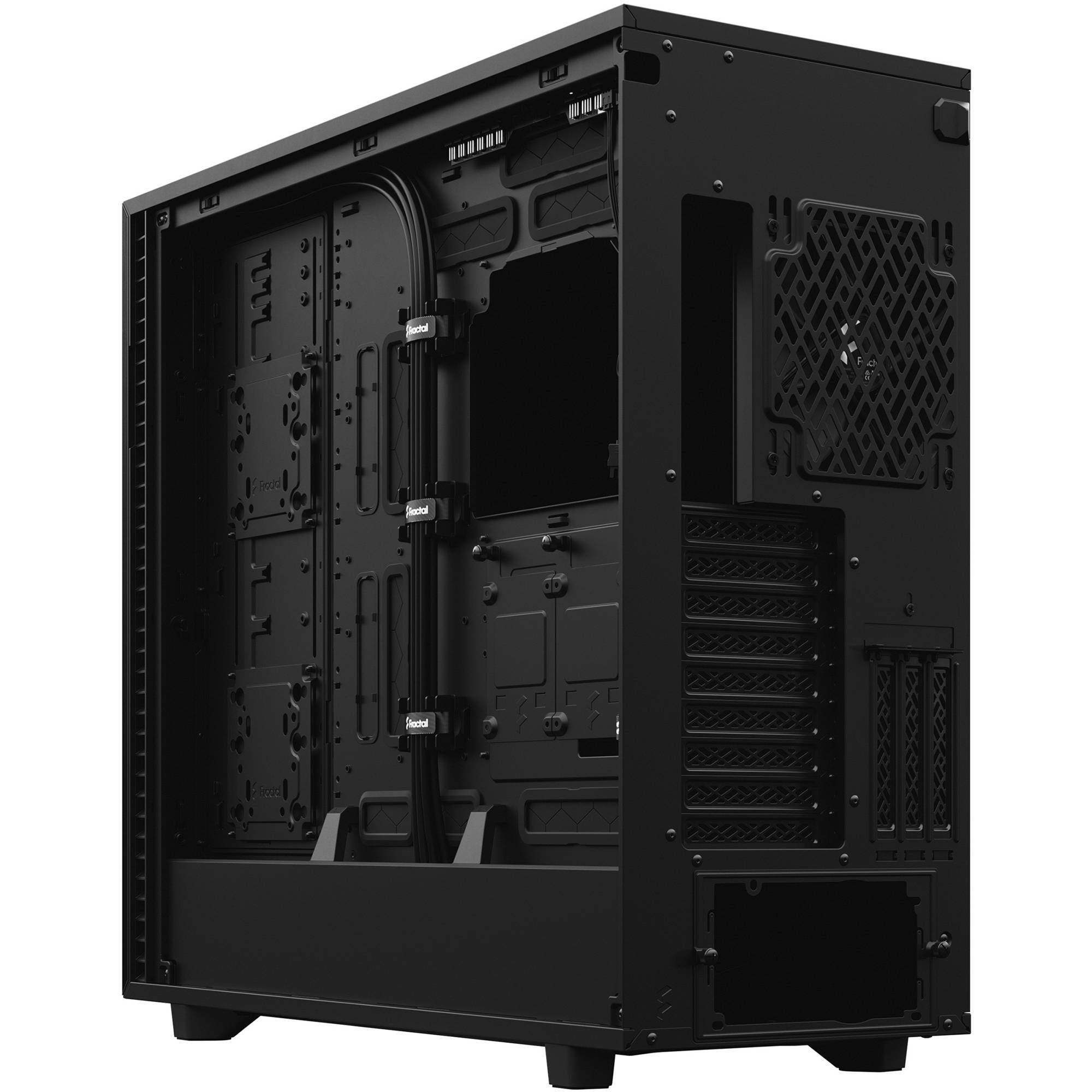 Fractal Design Define 7 XL Black Solid full tower PC case with solid black side panel — view 14