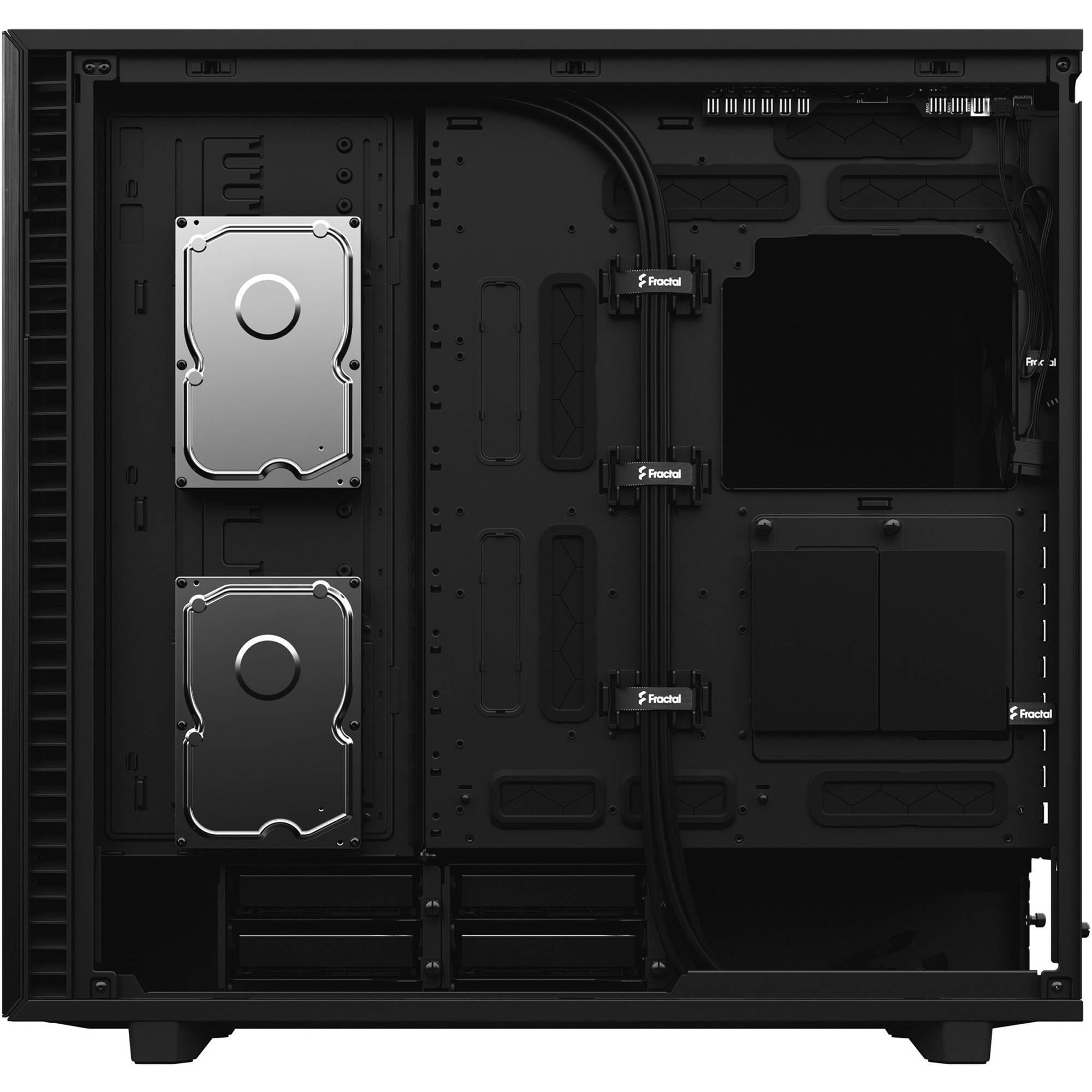 Fractal Design Define 7 XL Black Solid full tower PC case with solid black side panel — view 16