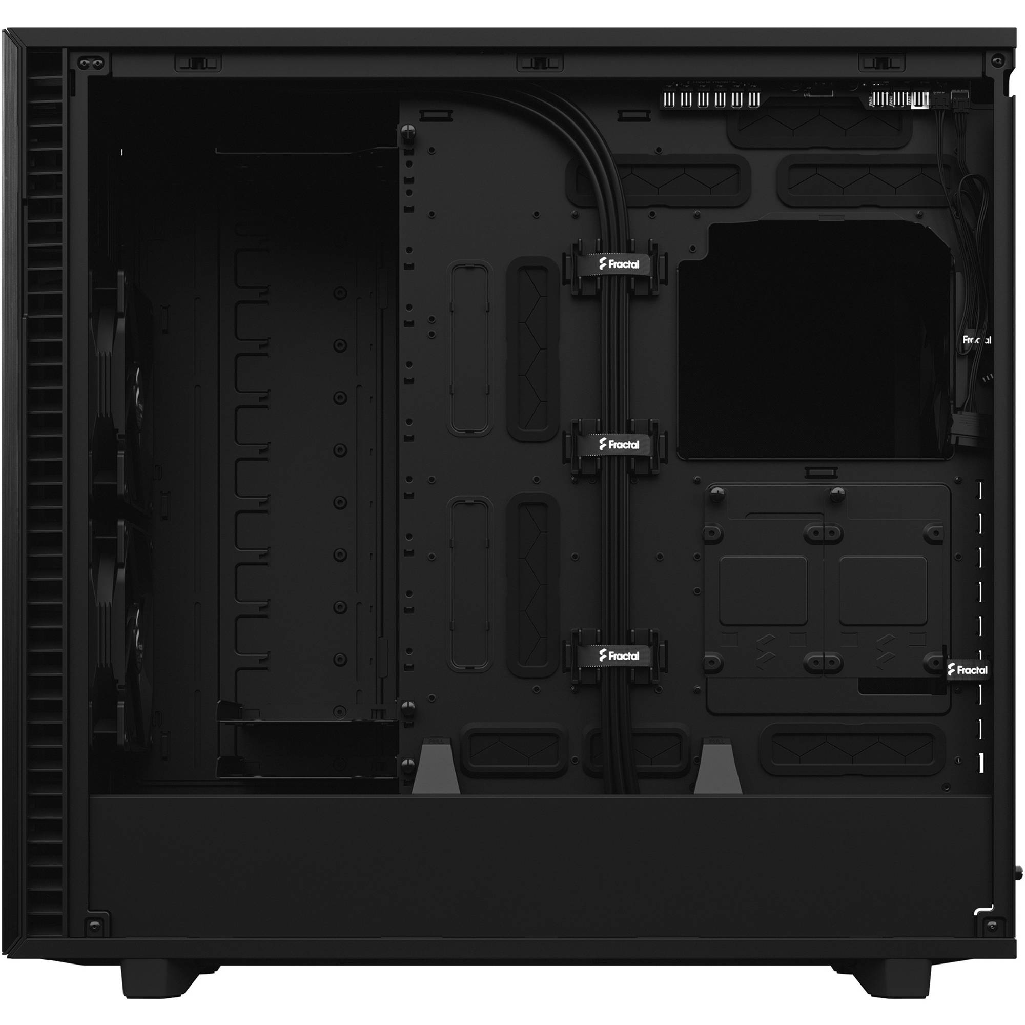 Fractal Design Define 7 XL Black Solid full tower PC case with solid black side panel — view 18