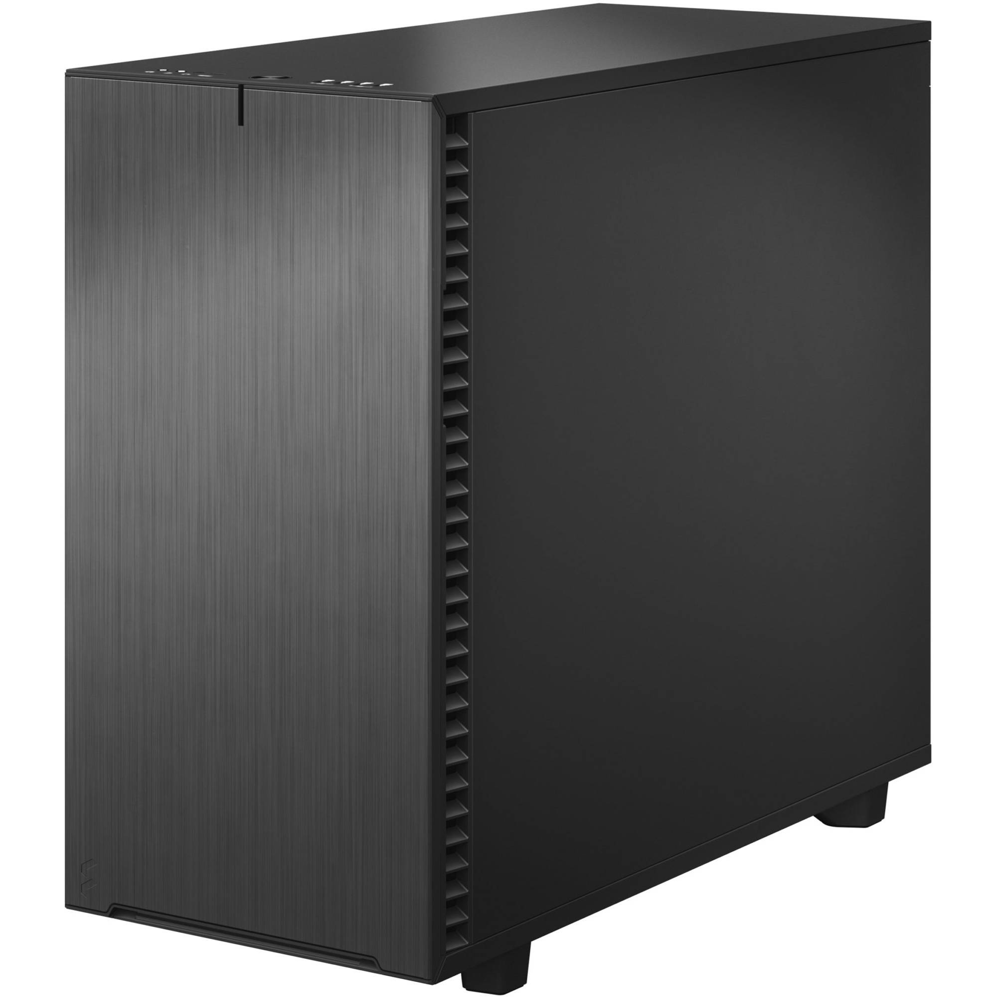 Fractal Design Define 7 XL Black Solid full tower PC case with solid black side panel — view 2