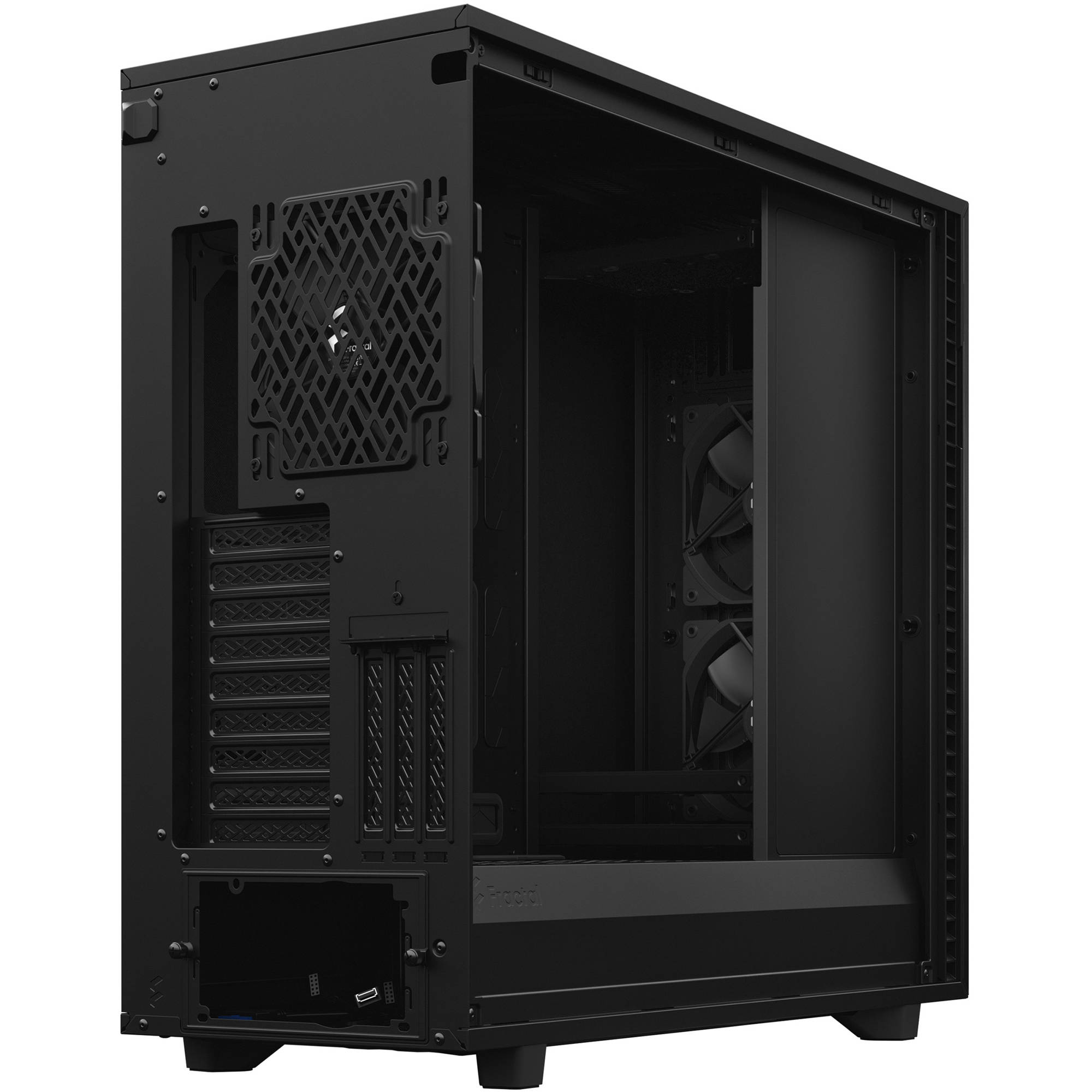Fractal Design Define 7 XL Black Solid full tower PC case with solid black side panel — view 9